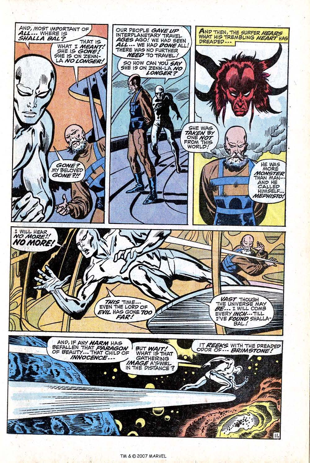 Read online Silver Surfer (1968) comic -  Issue #16 - 17
