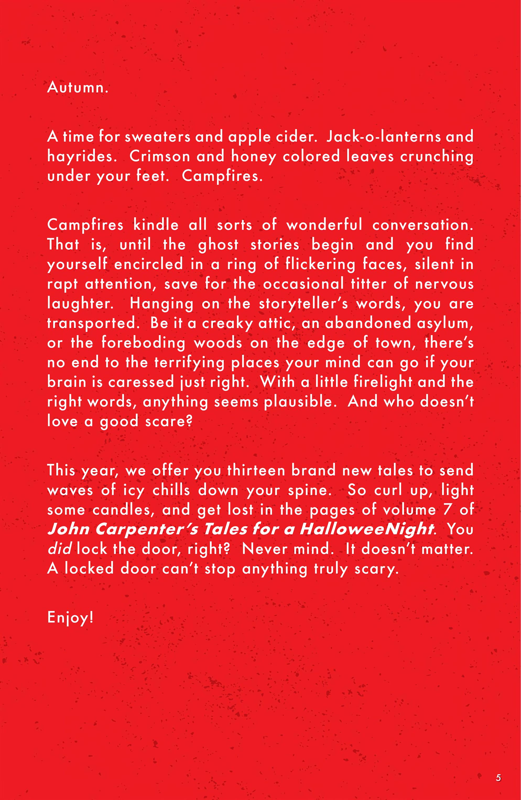 Read online John Carpenter's Tales for a HalloweeNight comic -  Issue # TPB 7 (Part 1) - 7