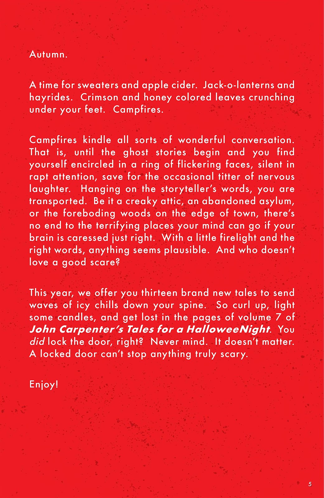 John Carpenter's Tales for a HalloweeNight issue TPB 7 (Part 1) - Page 7