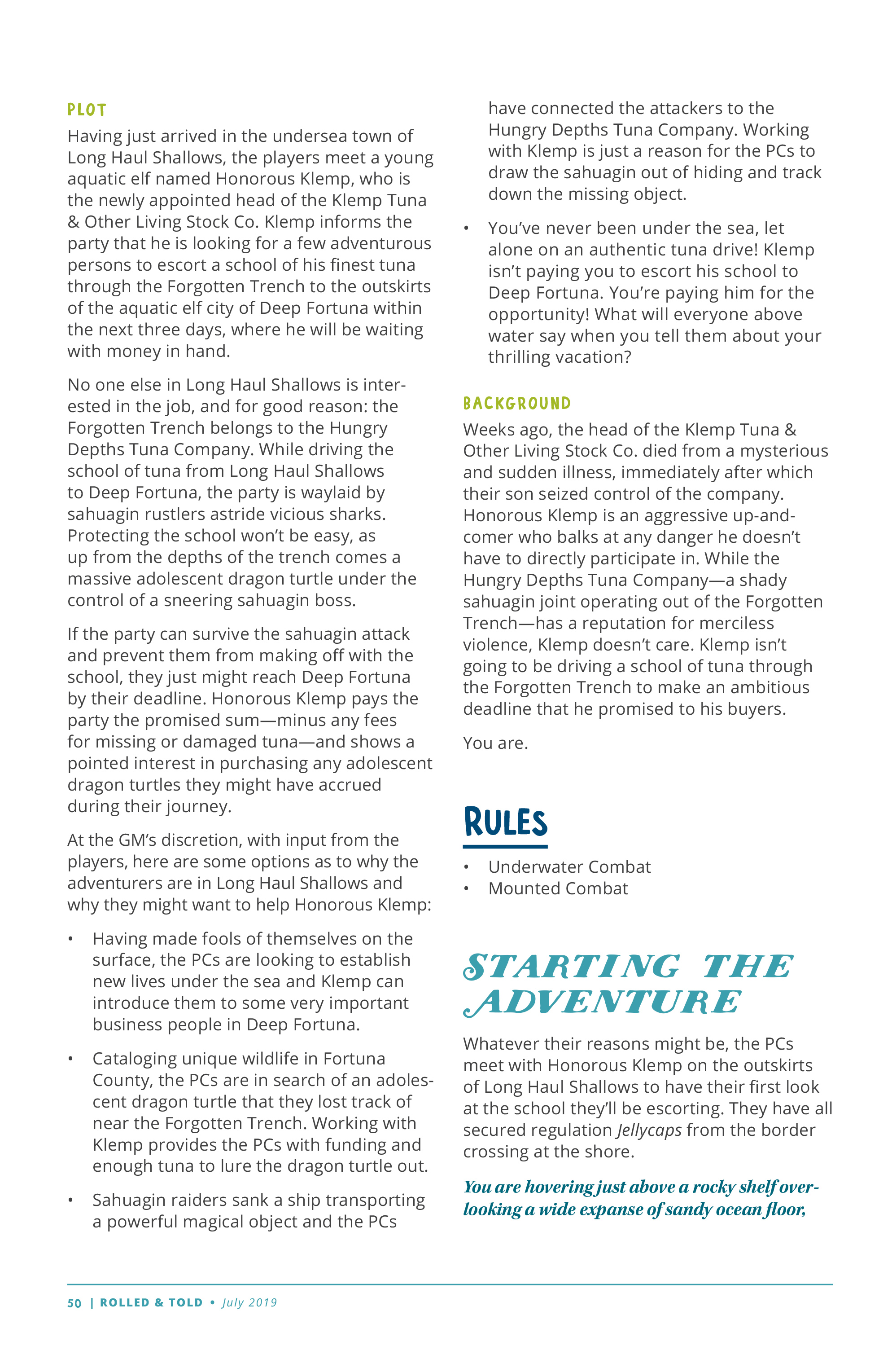 Read online Rolled & Told comic -  Issue #11 - 50