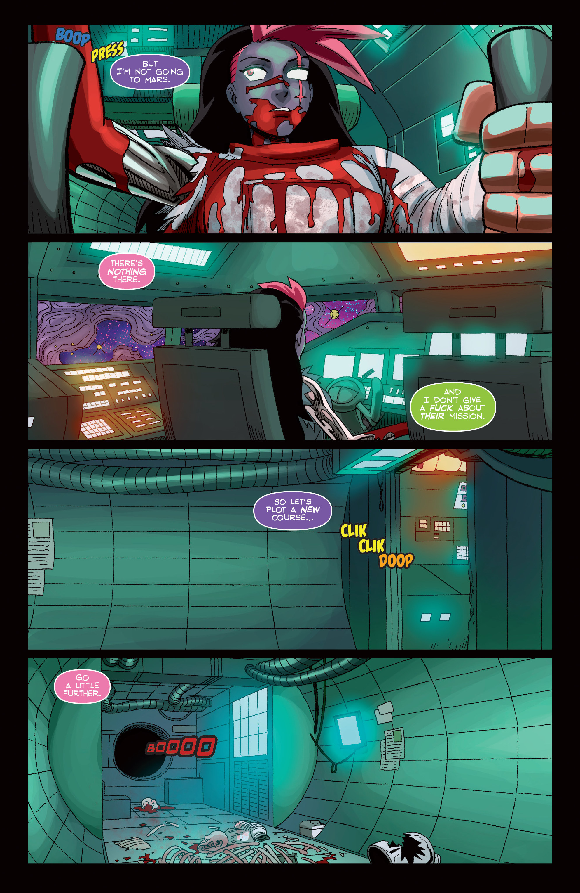 Read online Amalgama: Space Zombie comic -  Issue #1 - 16