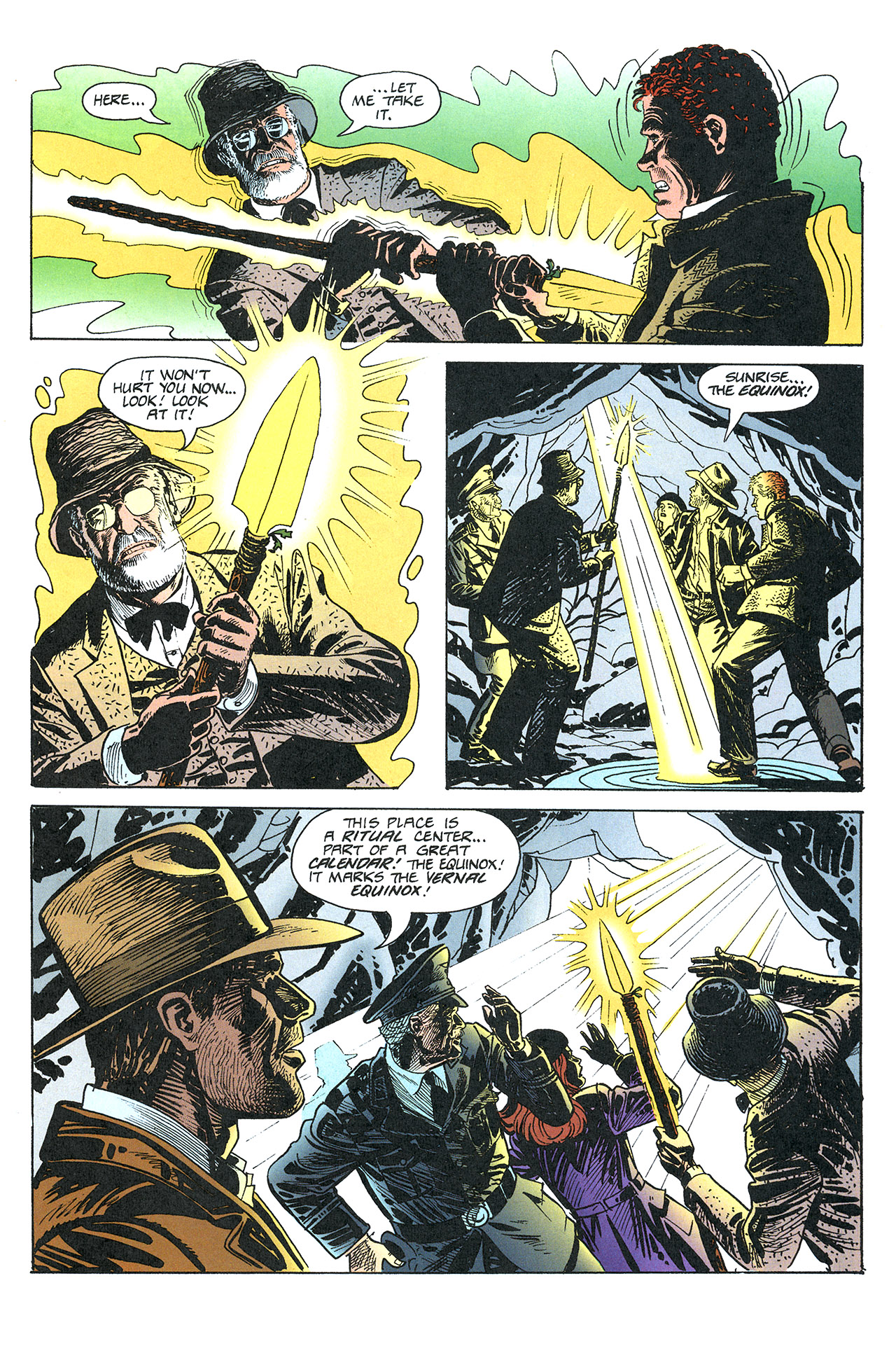 Read online Indiana Jones and the Spear of Destiny comic -  Issue #4 - 19