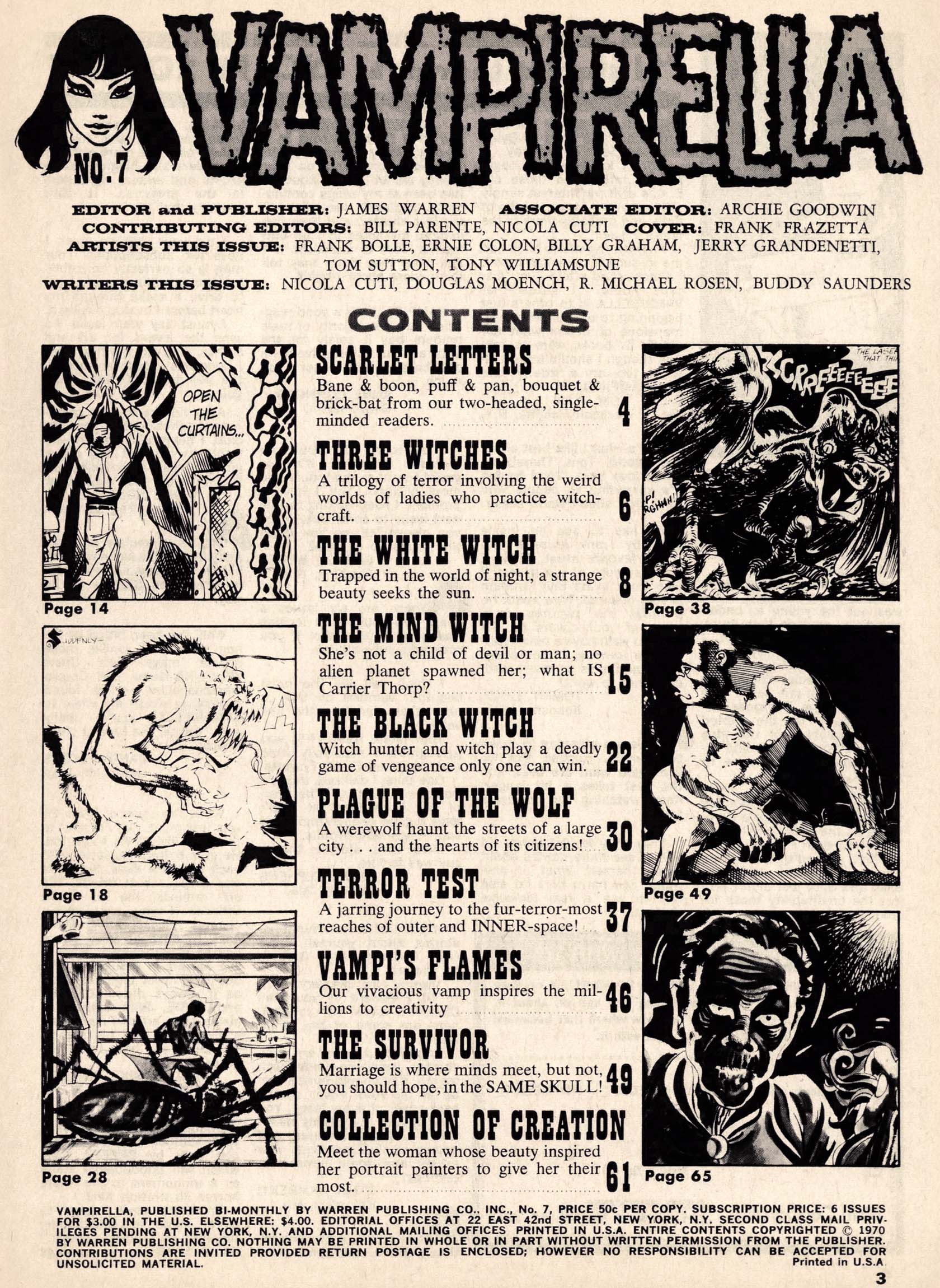 Read online Vampirella (1969) comic -  Issue #7 - 3