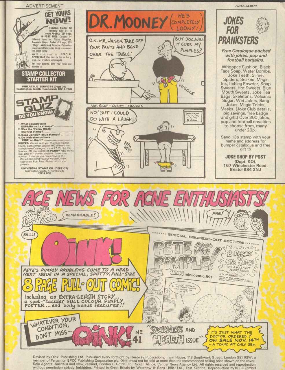 Read online Oink! comic -  Issue #40 - 31