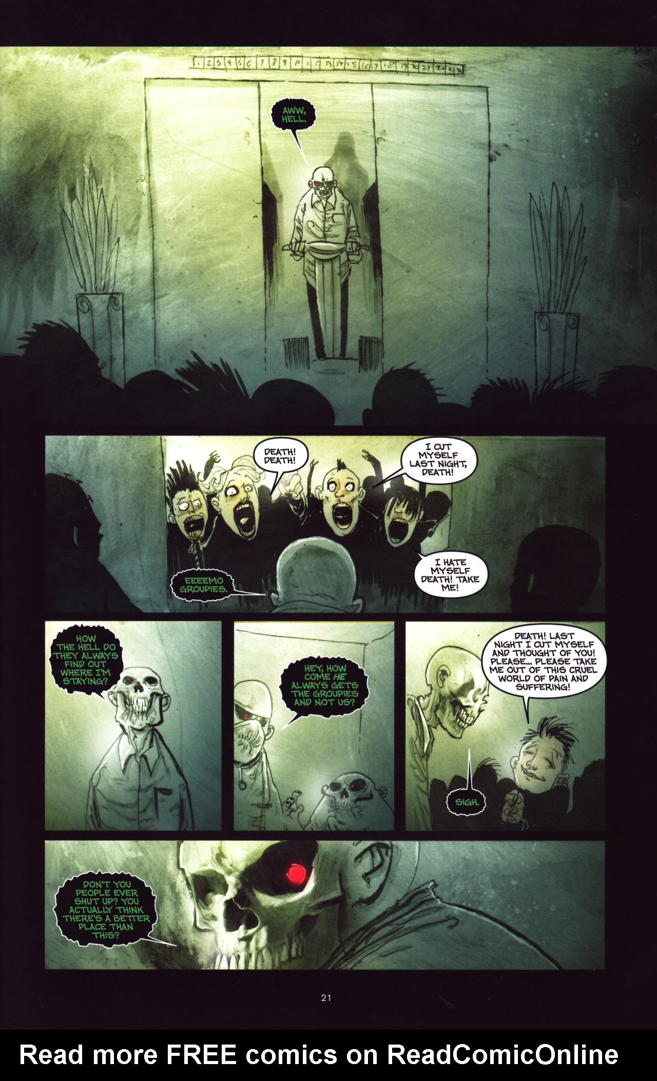 Read online Wormwood: Gentleman Corpse comic -  Issue #8 - 22