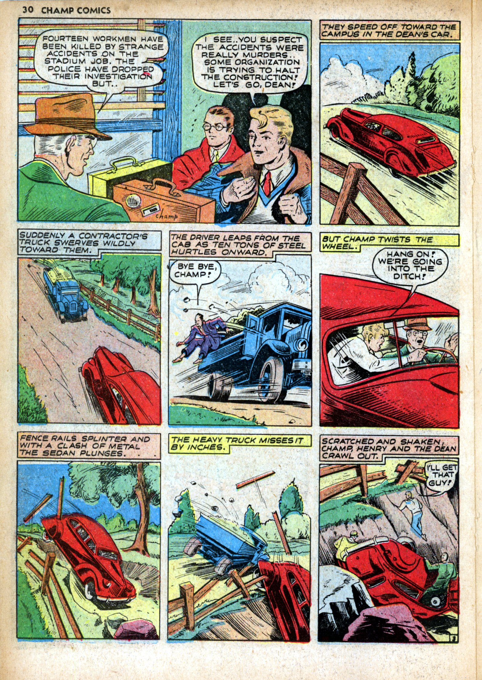Read online Champ Comics comic -  Issue #15 - 32