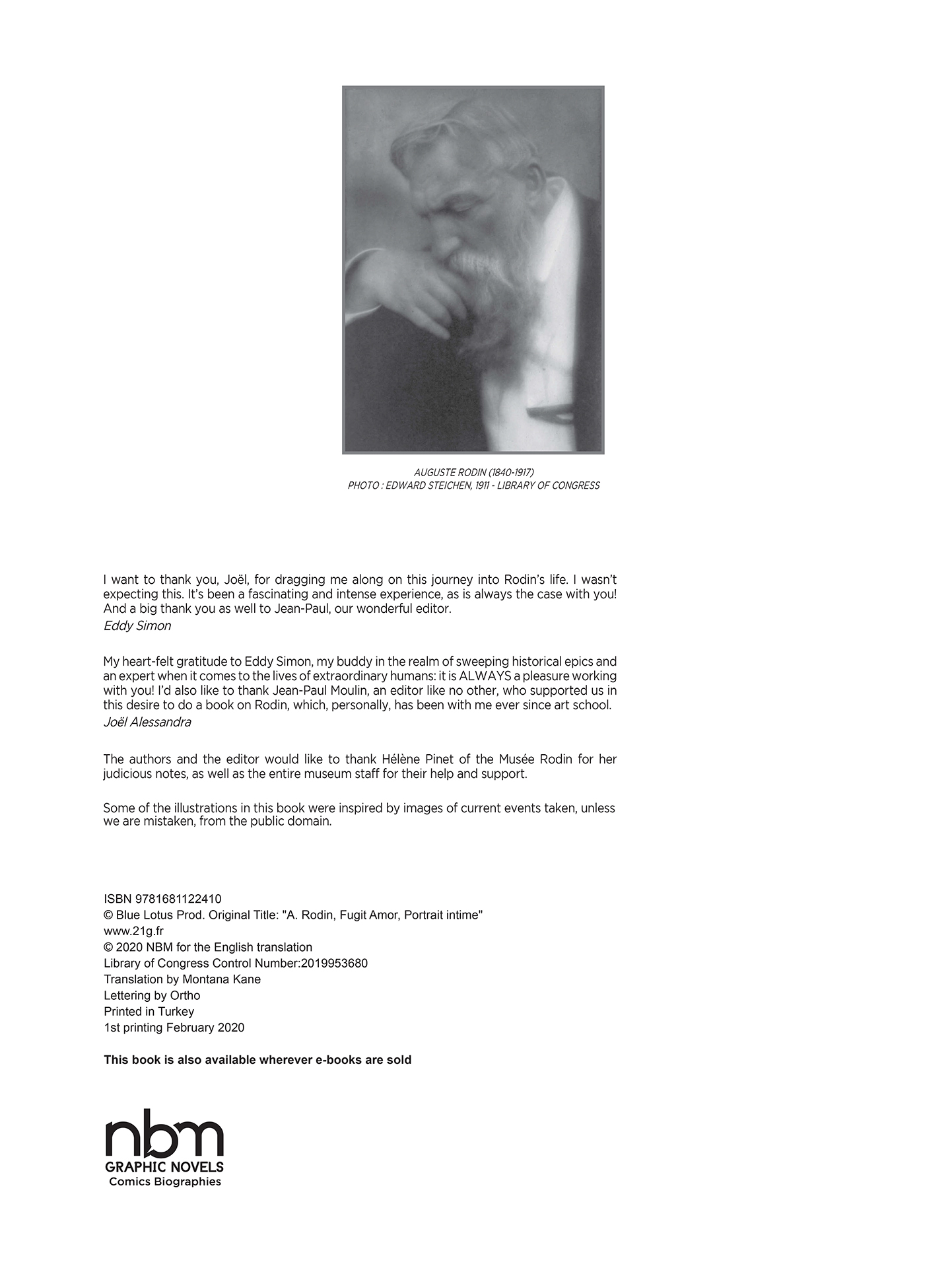 Read online Rodin: Fugit Amor, An Intimate Portrait comic -  Issue # TPB - 4