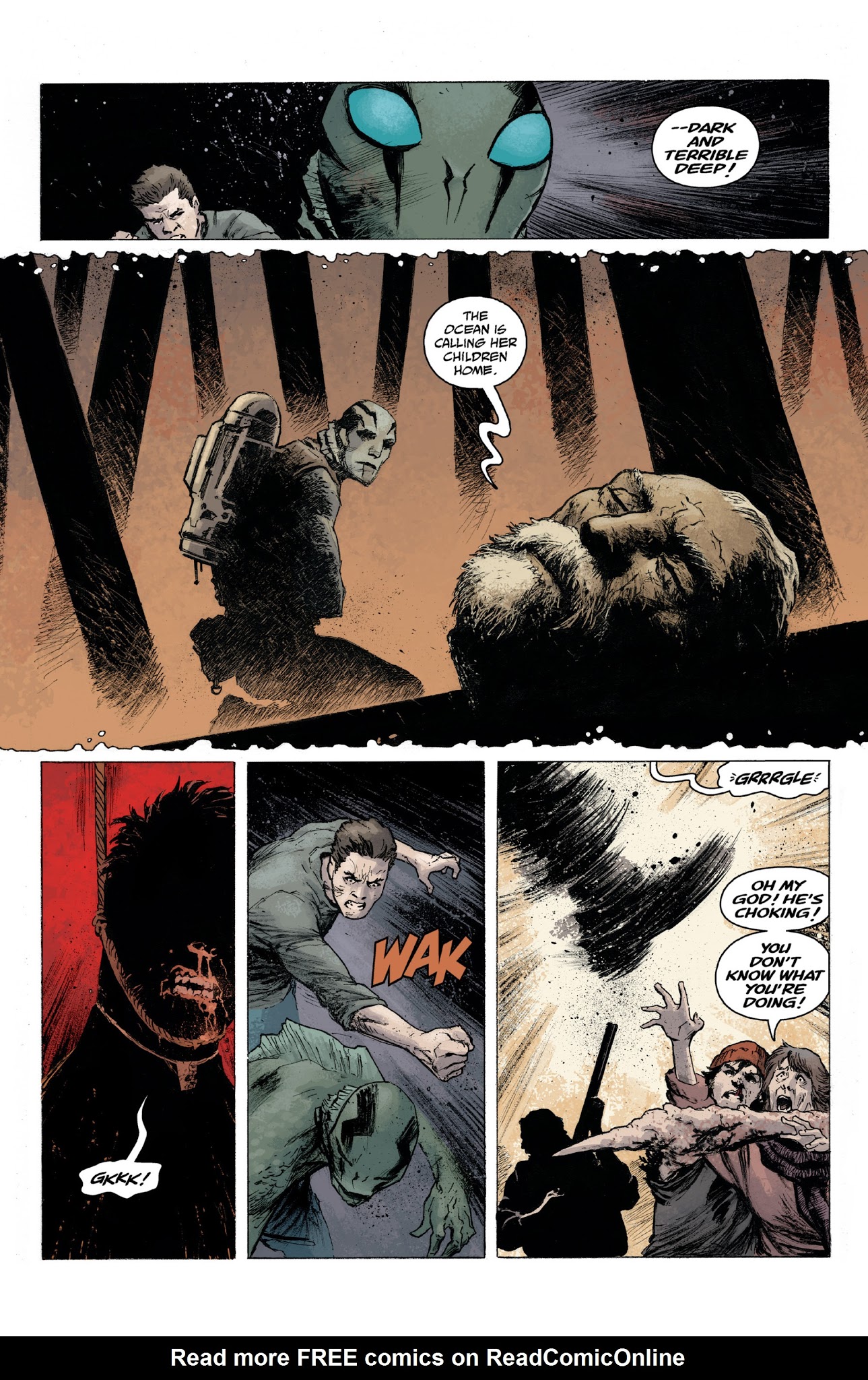 Read online Abe Sapien: Dark and Terrible and The New Race of Man comic -  Issue # TPB - 54