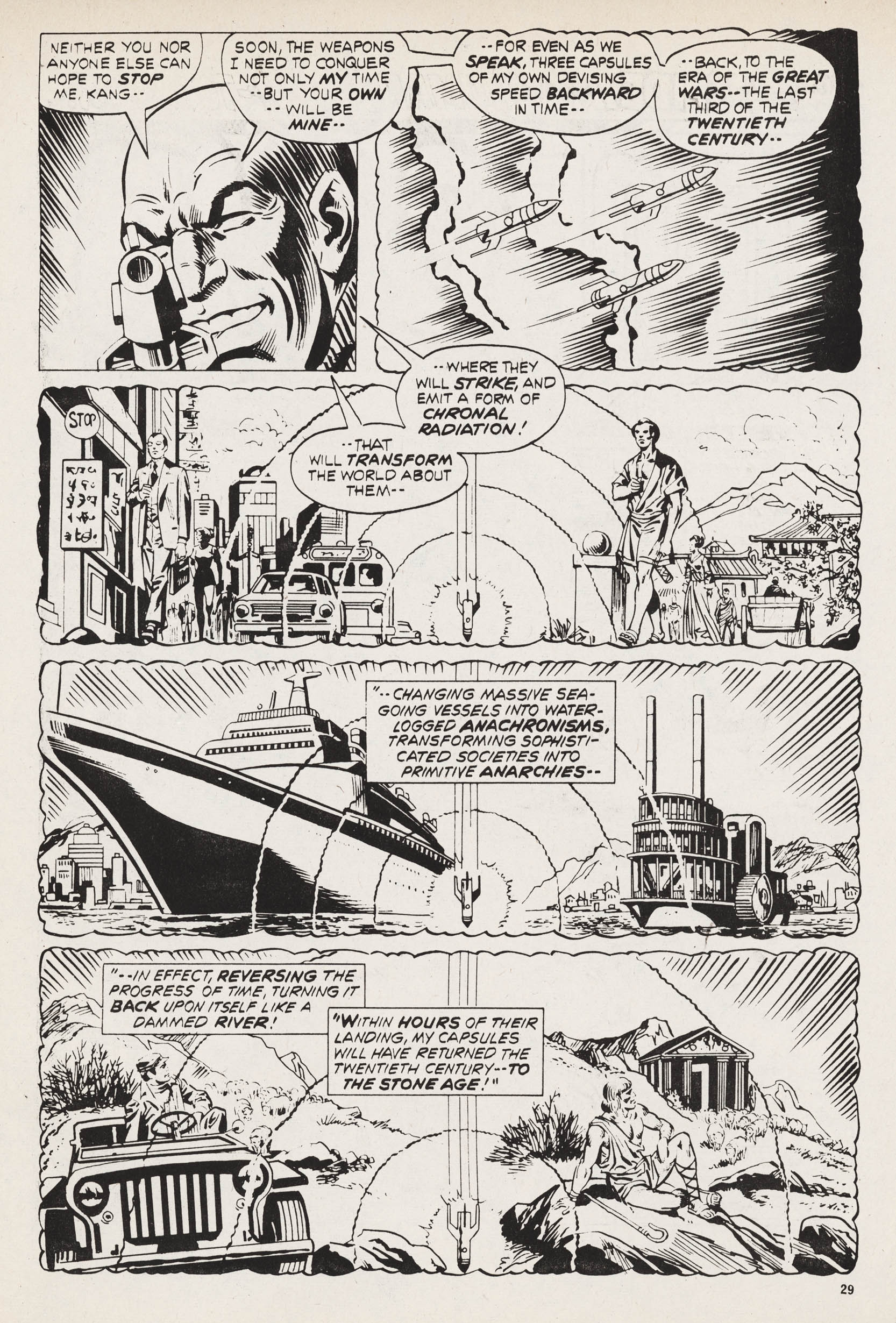 Read online Captain Britain (1976) comic -  Issue #27 - 29