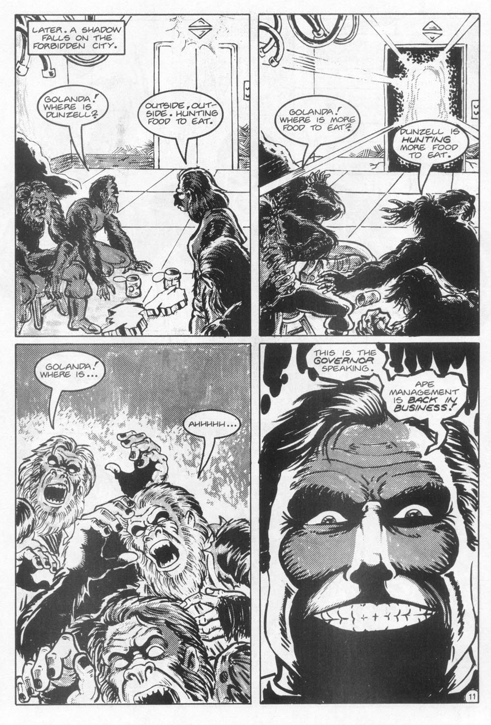 Read online Planet of the Apes (1990) comic -  Issue #21 - 13