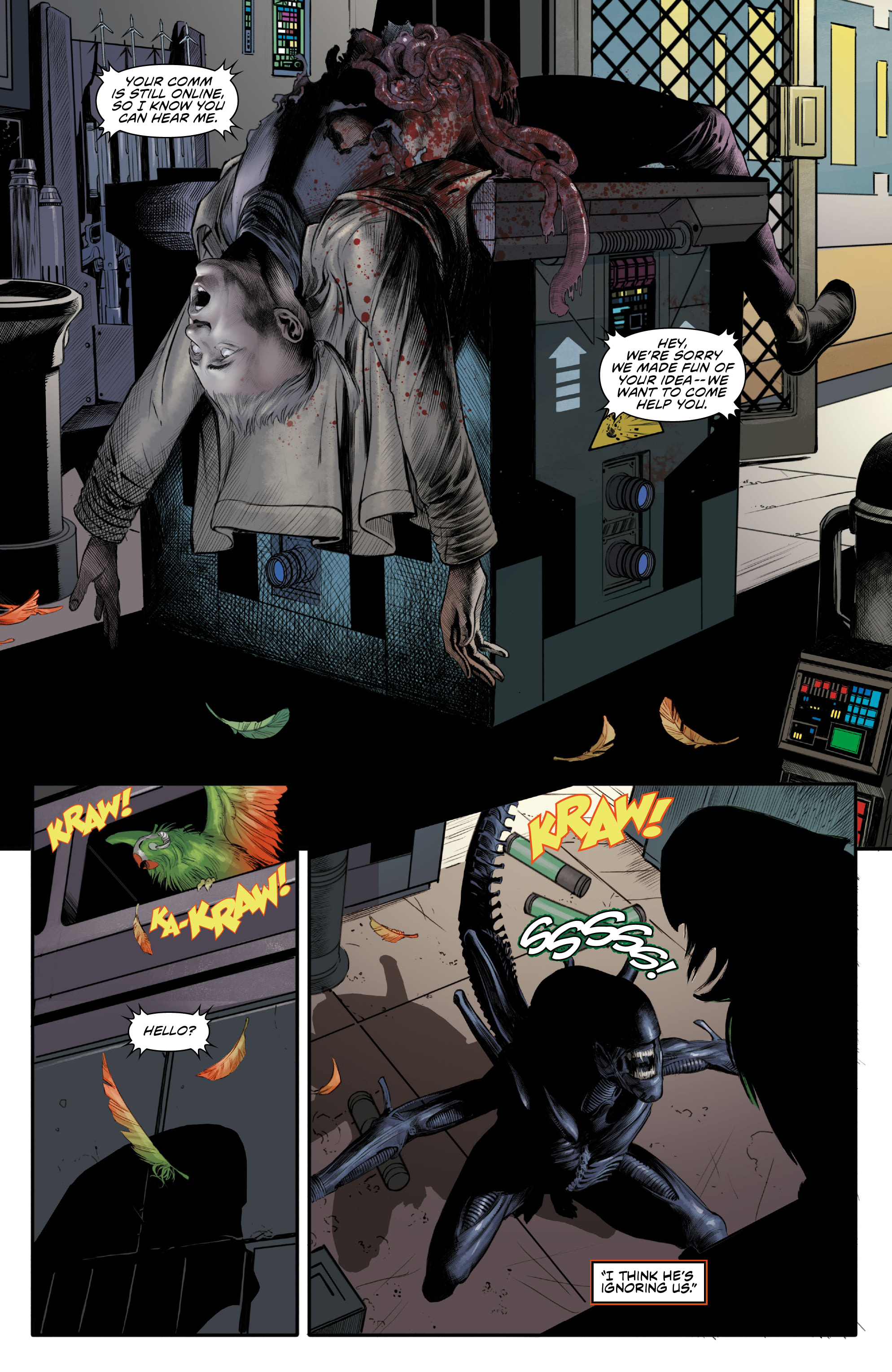 Read online Alien vs. Predator: Thicker Than Blood comic -  Issue # _TPB - 60