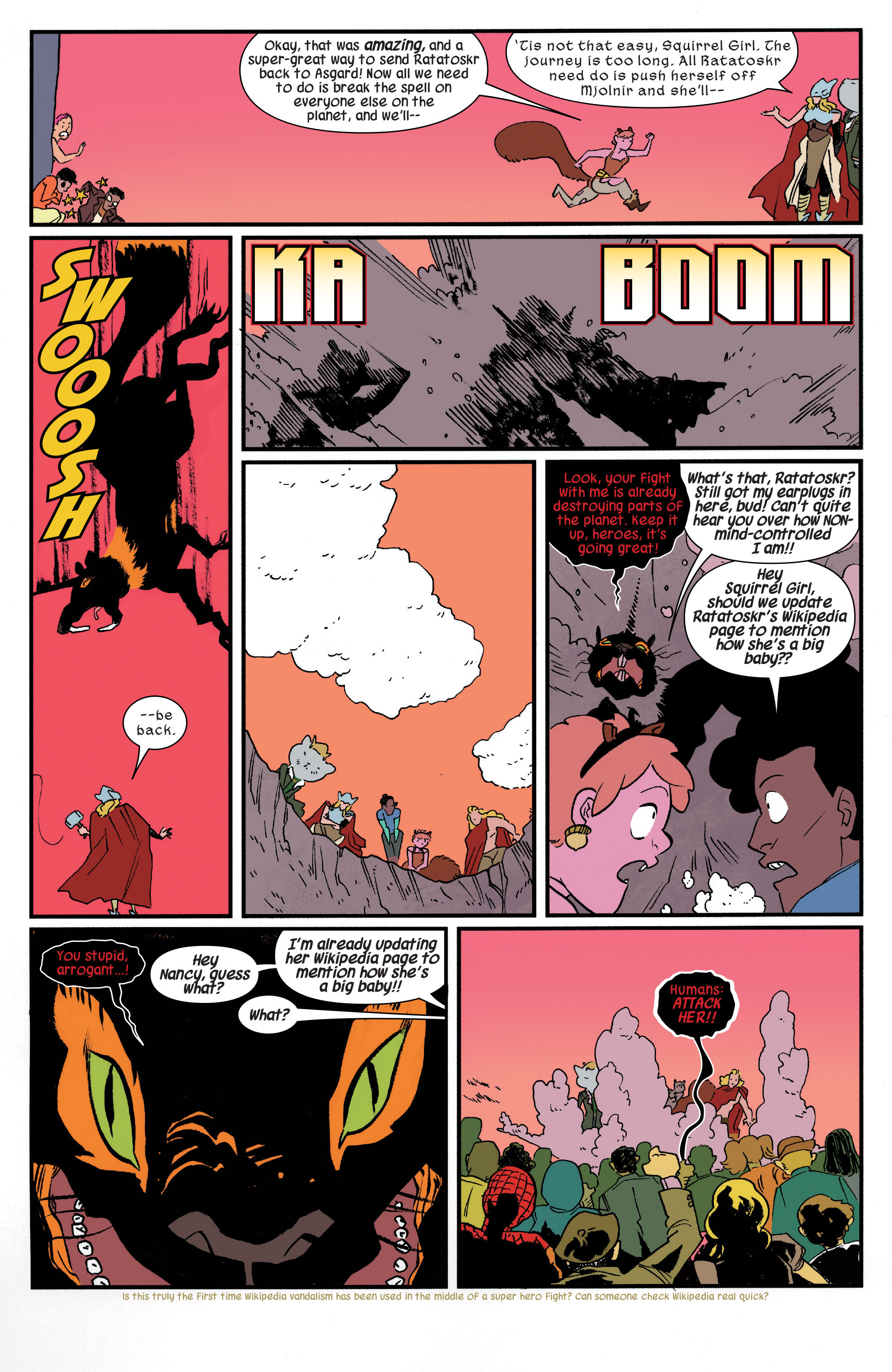 Read online The Unbeatable Squirrel Girl comic -  Issue #8 - 18