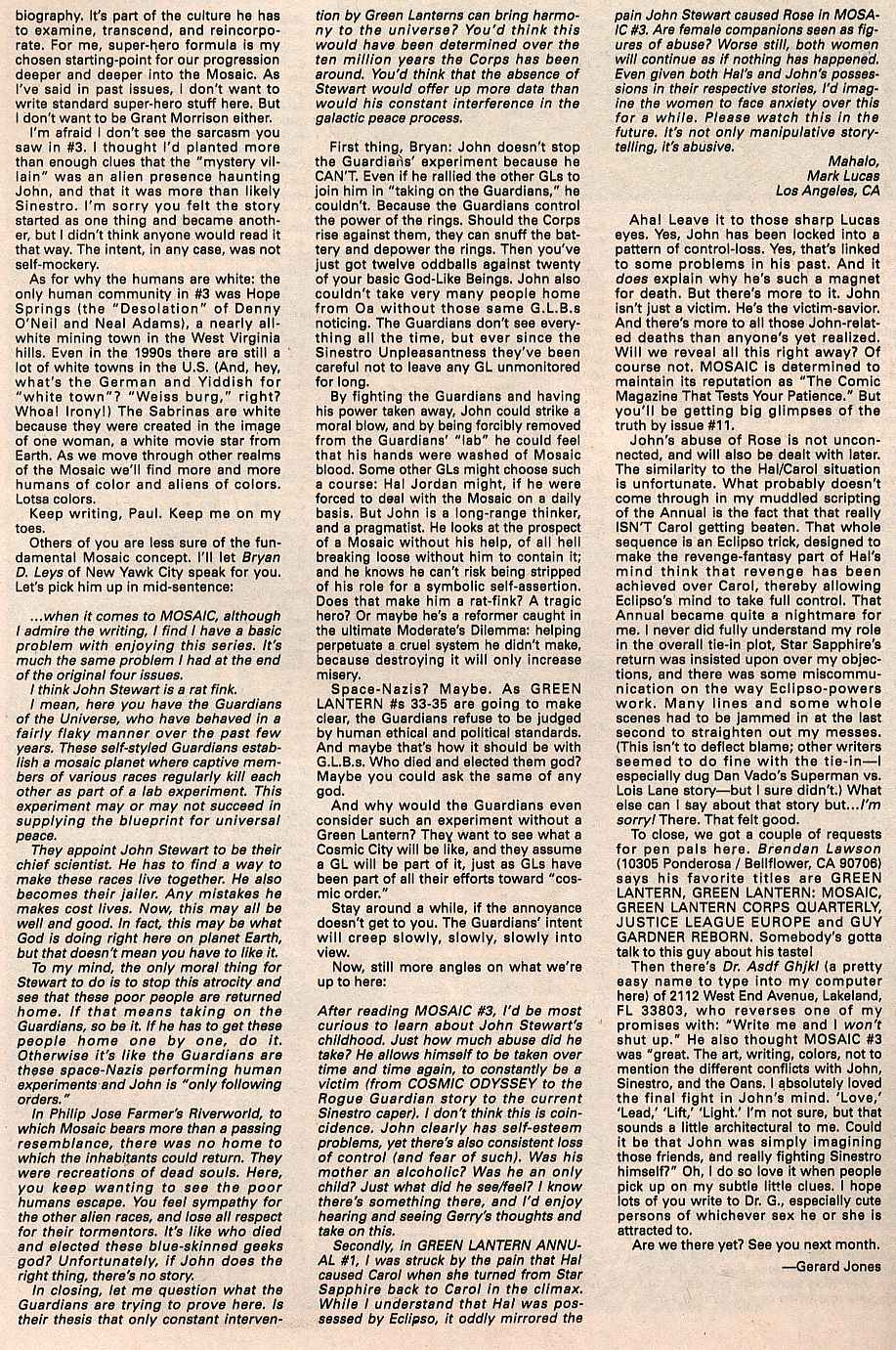 Read online Green Lantern: Mosaic comic -  Issue #7 - 25