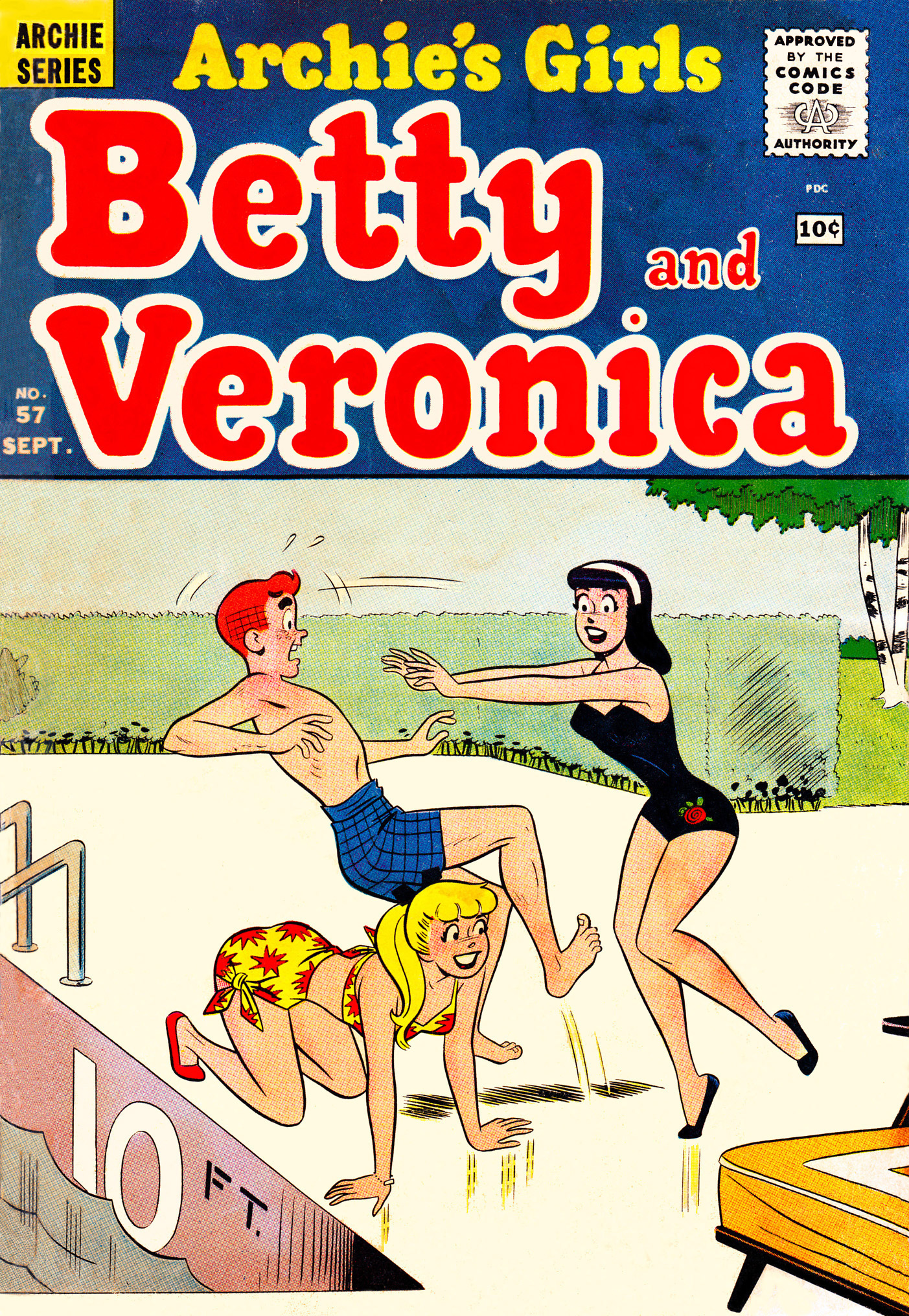 Read online Archie's Girls Betty and Veronica comic -  Issue #57 - 1