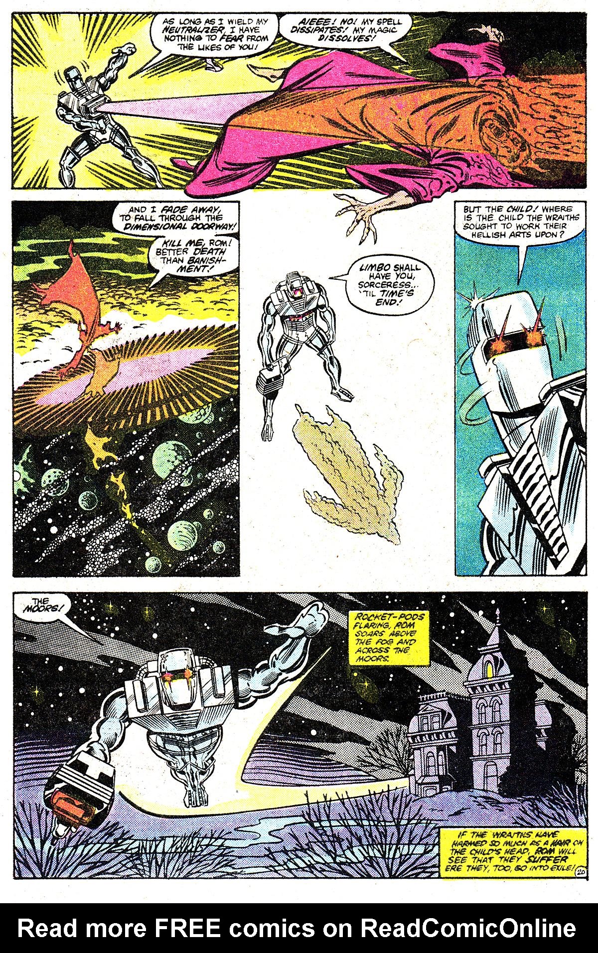 Read online ROM (1979) comic -  Issue #33 - 21