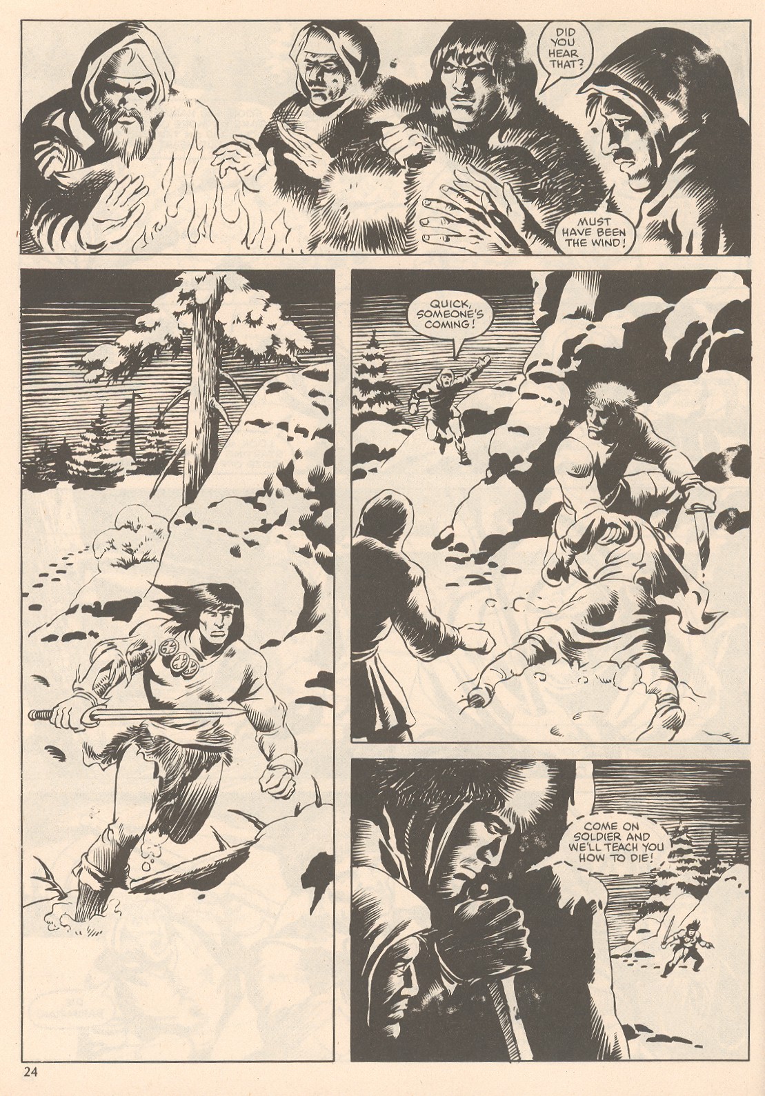 Read online The Savage Sword Of Conan comic -  Issue #105 - 24