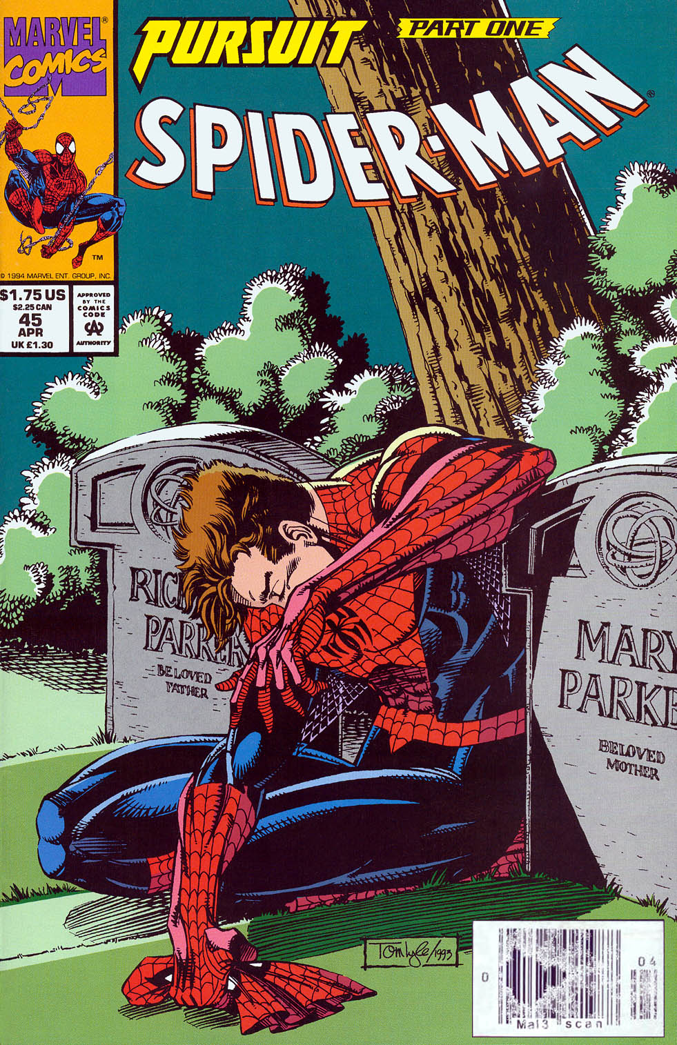 Read online Spider-Man (1990) comic -  Issue #45 - The Dream Before - 1