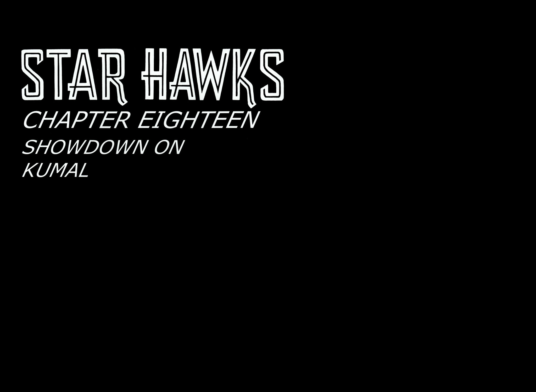 Read online Star Hawks: The Complete Series comic -  Issue # TPB - 284