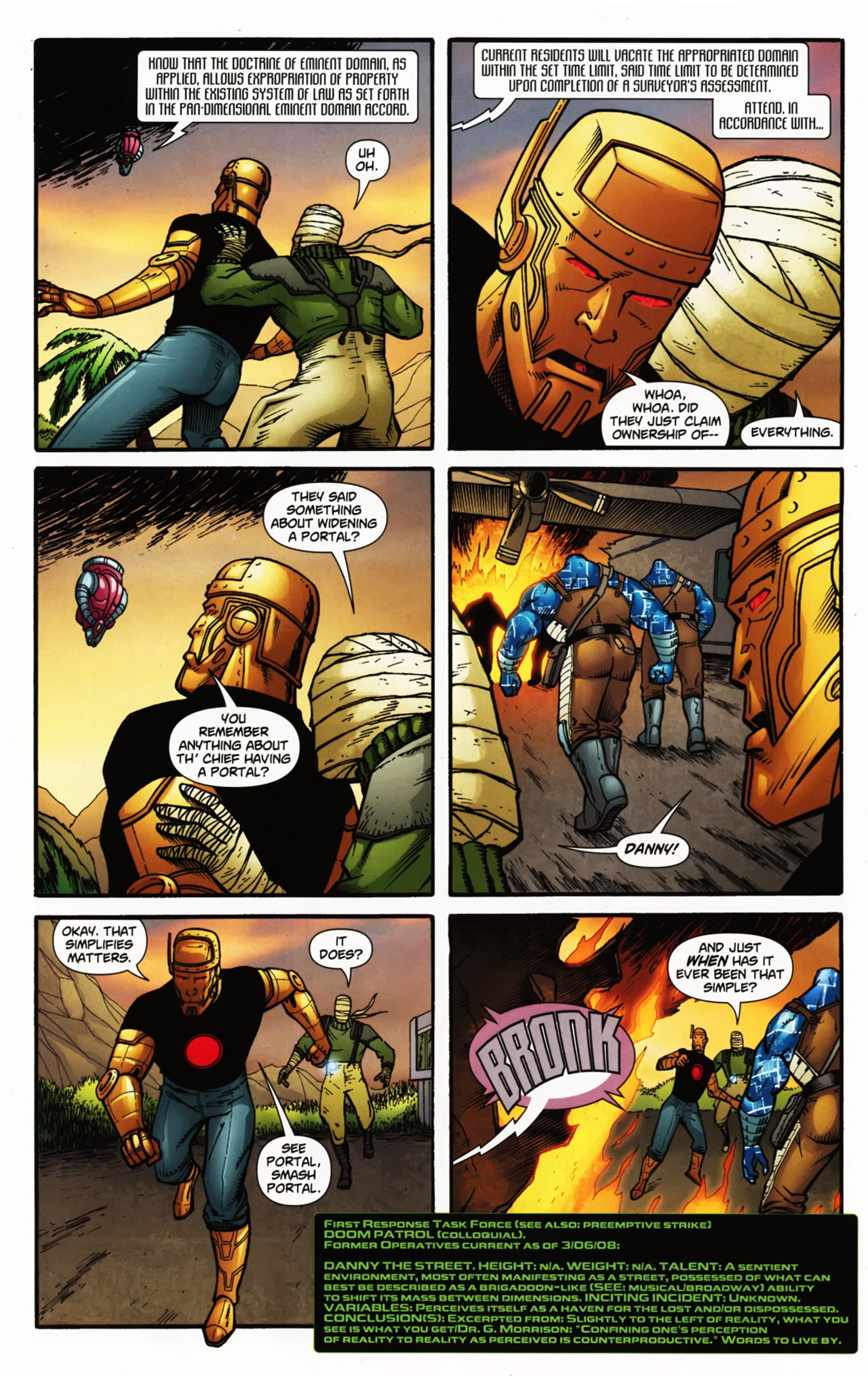 Read online Doom Patrol (2009) comic -  Issue #8 - 19