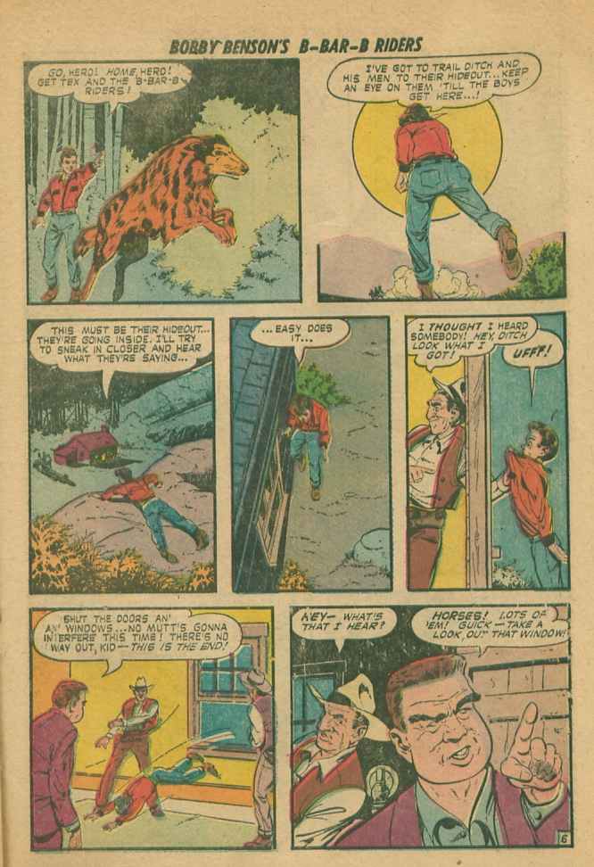 Read online Bobby Benson's B-Bar-B Riders comic -  Issue #9 - 23