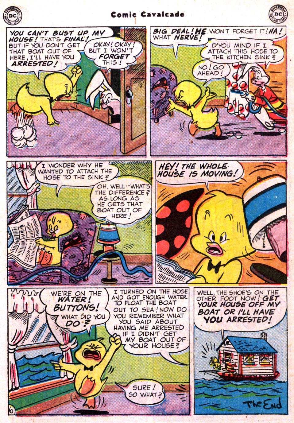 Read online Comic Cavalcade comic -  Issue #46 - 45