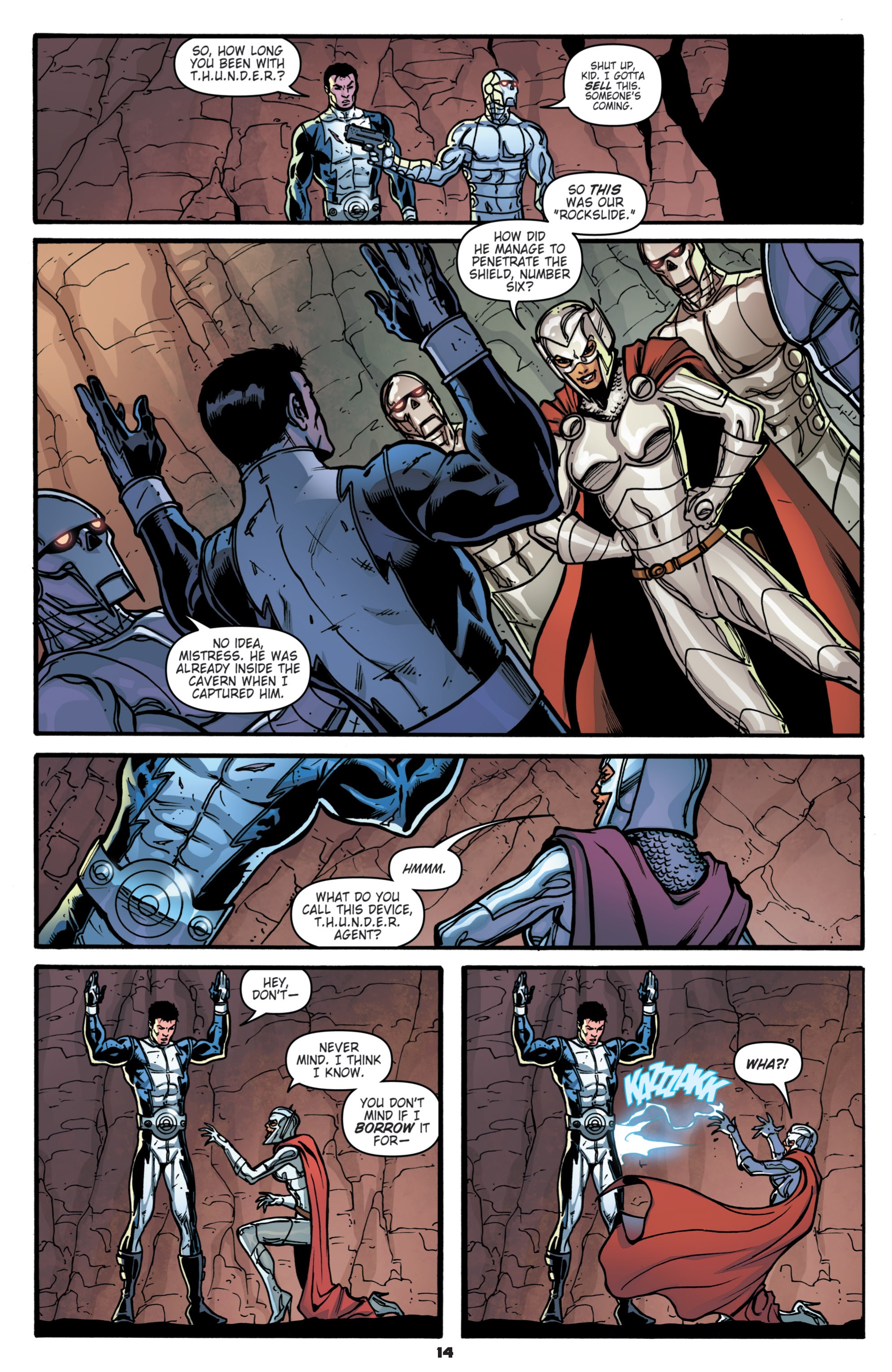 Read online T.H.U.N.D.E.R. Agents (2013) comic -  Issue #2 - 16