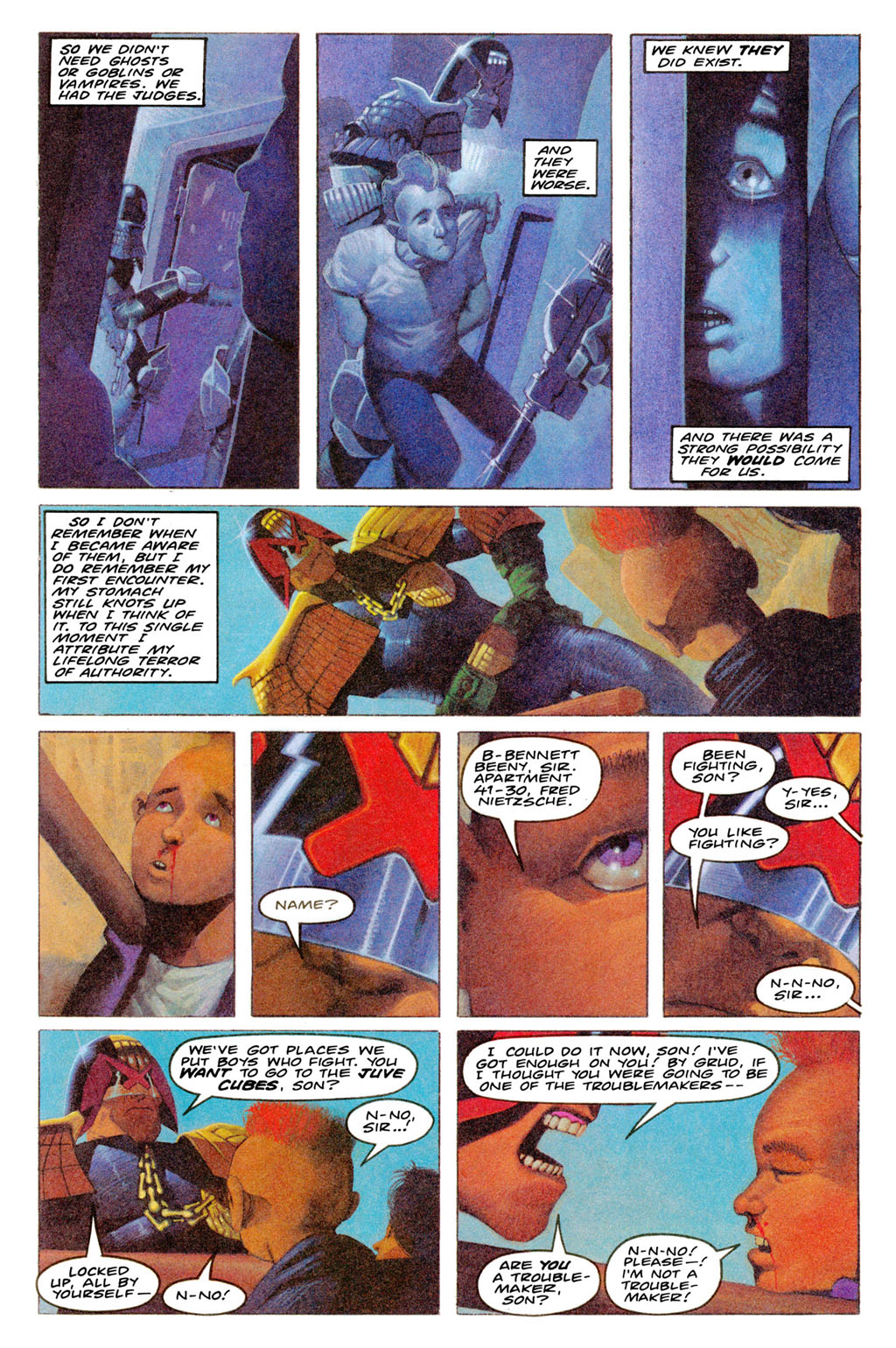 Read online Judge Dredd: The Megazine comic -  Issue #1 - 40