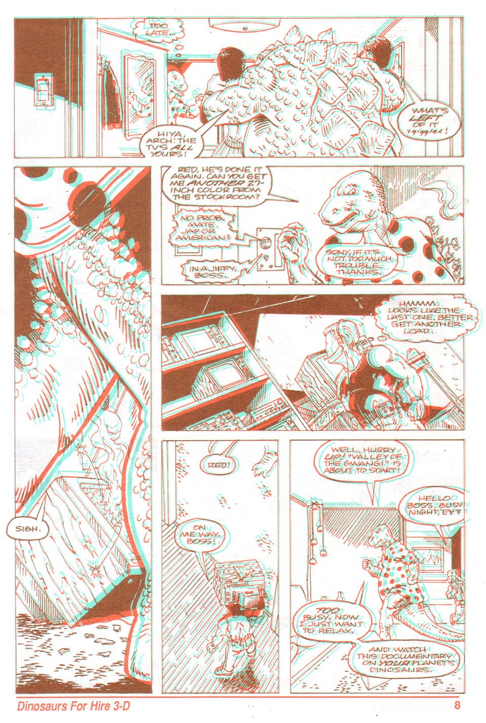 Read online Dinosaurs For Hire 3-D comic -  Issue # Full - 10