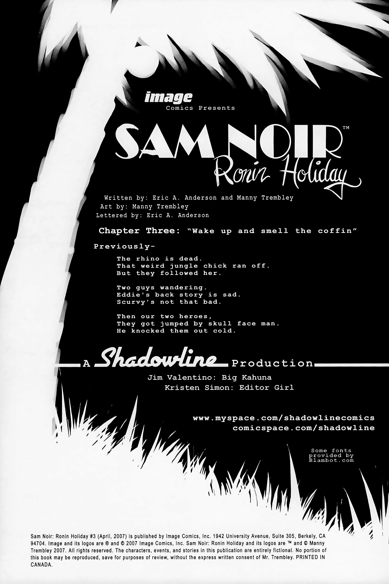 Read online Sam Noir: Ronin Holiday comic -  Issue #3 - 2