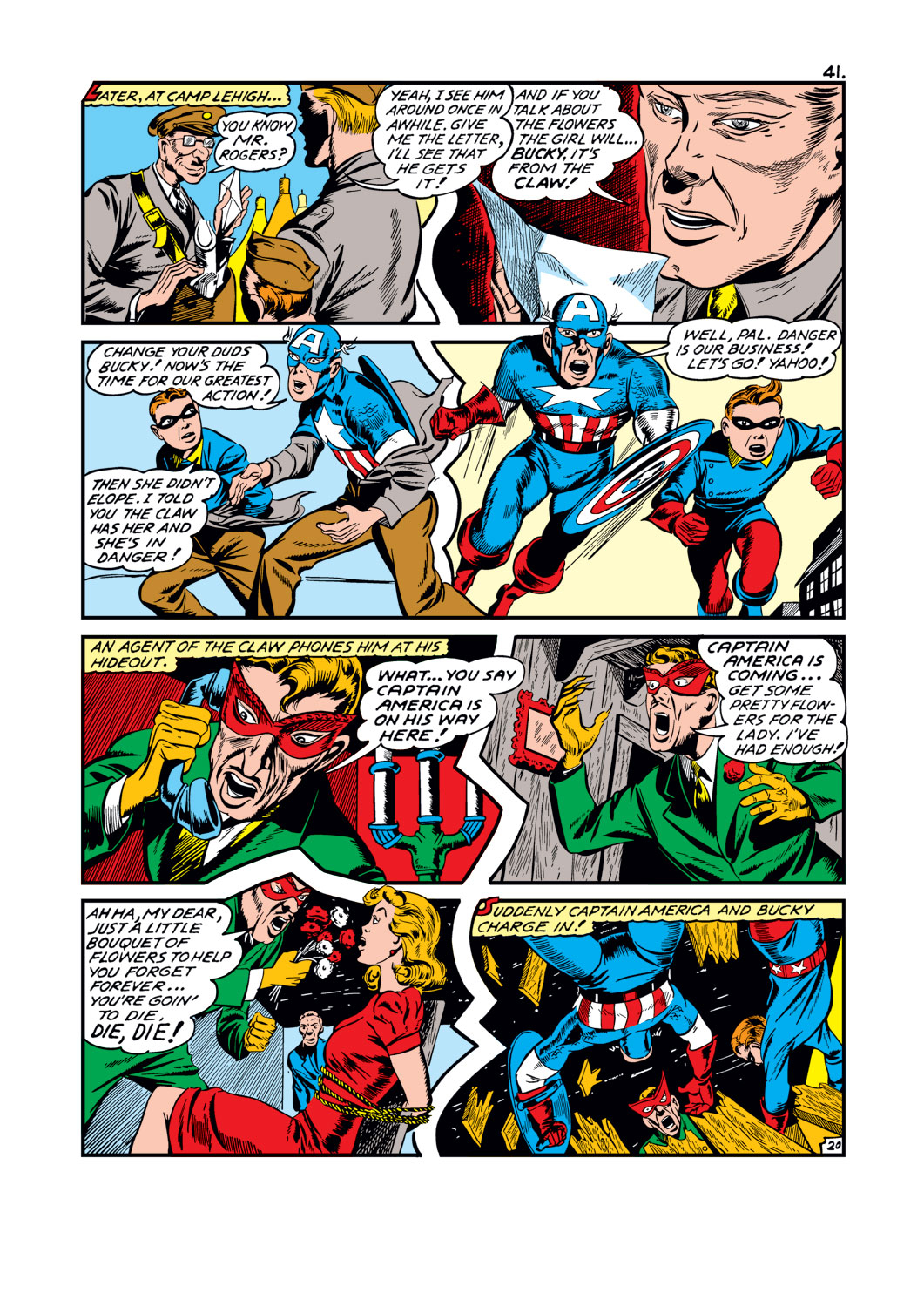 Read online Captain America Comics comic -  Issue #14 - 42