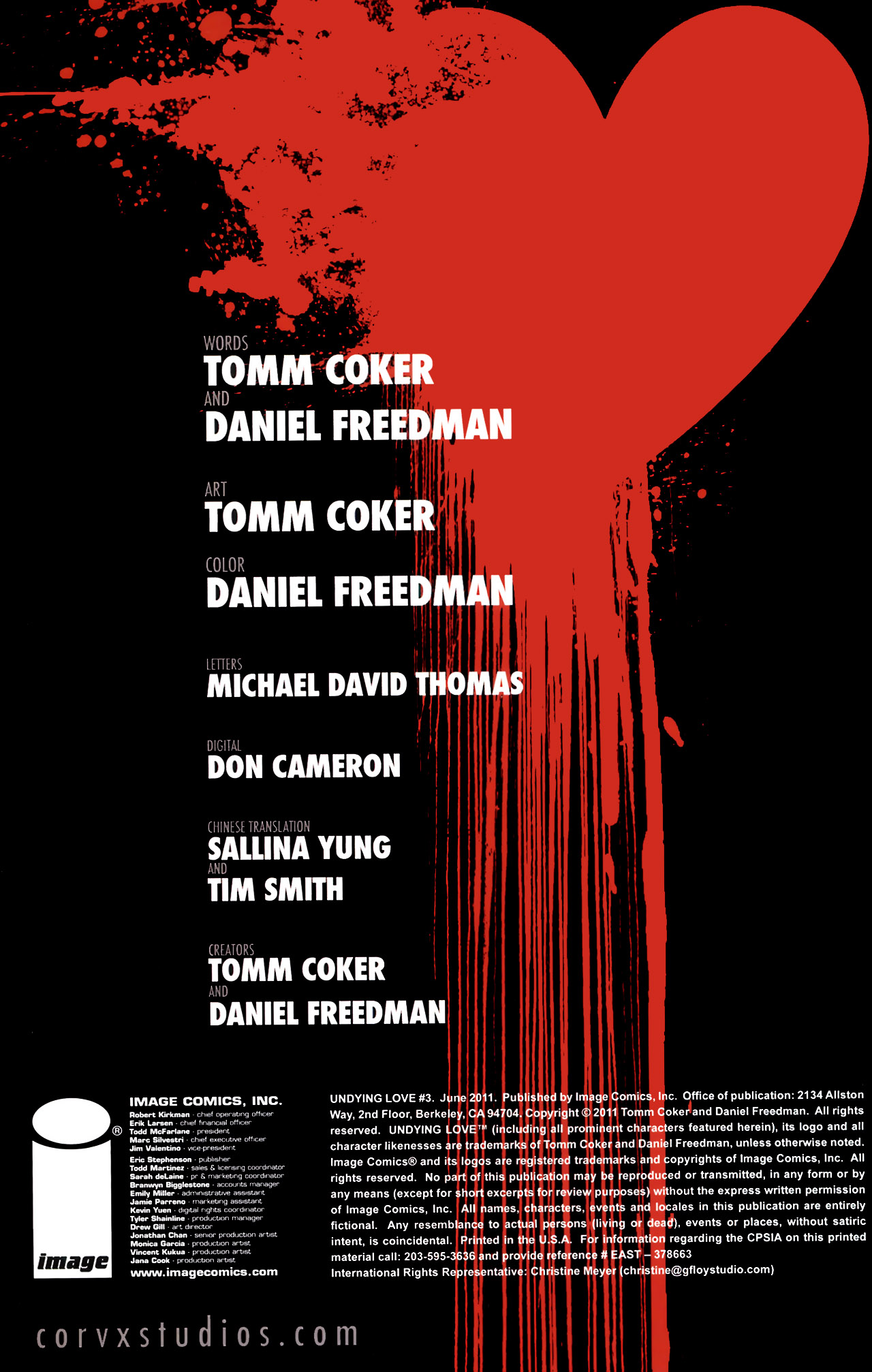 Read online Undying Love comic -  Issue #3 - 2