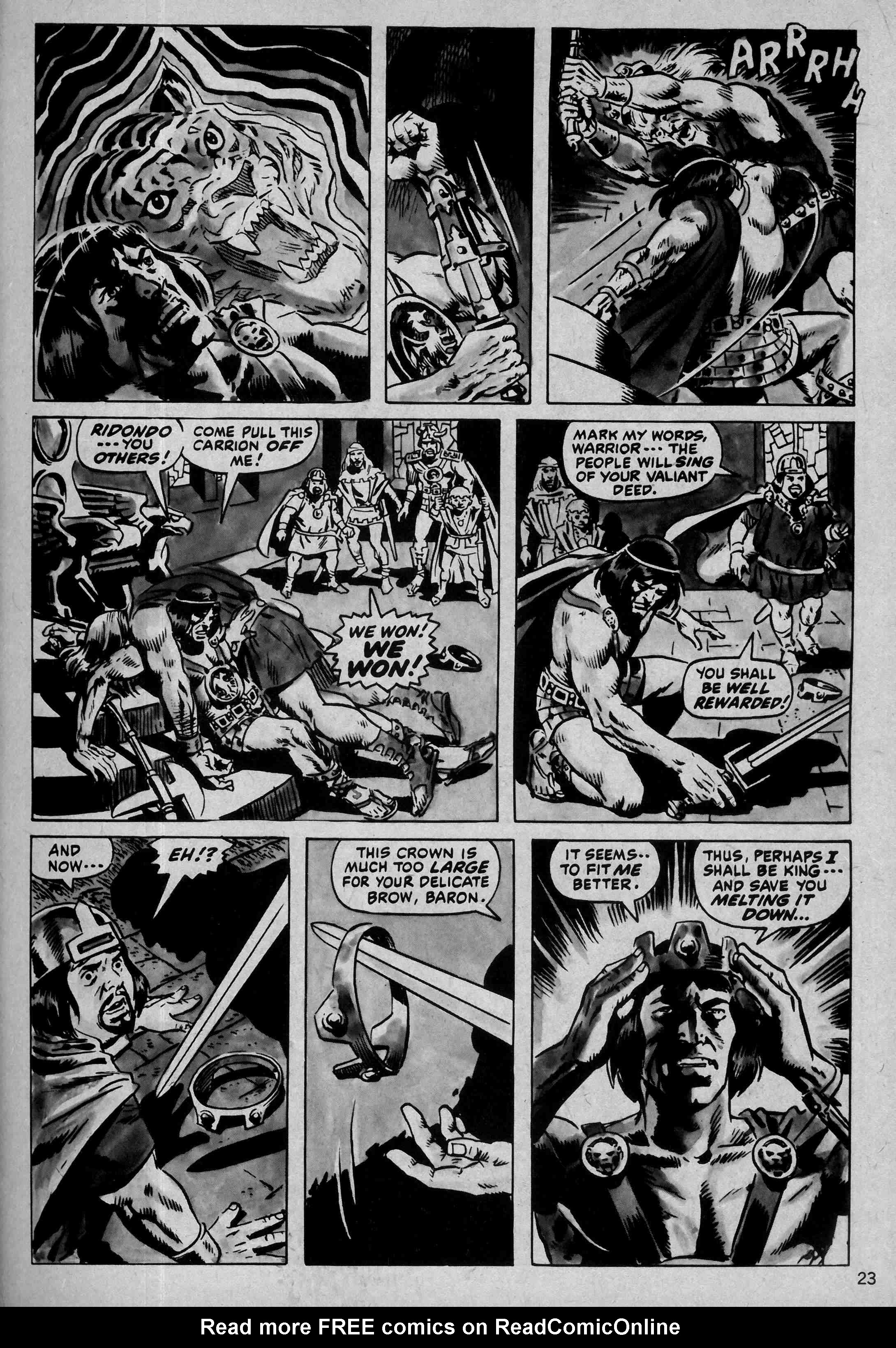 Read online Kull and the Barbarians comic -  Issue #1 - 23