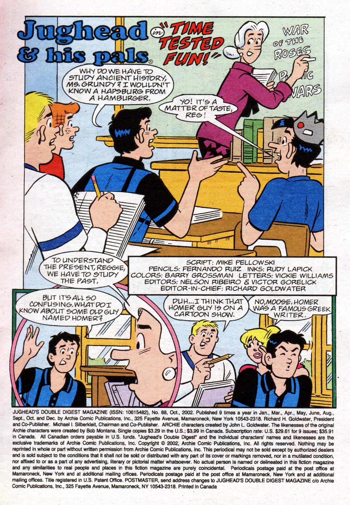Read online Jughead's Double Digest Magazine comic -  Issue #88 - 2