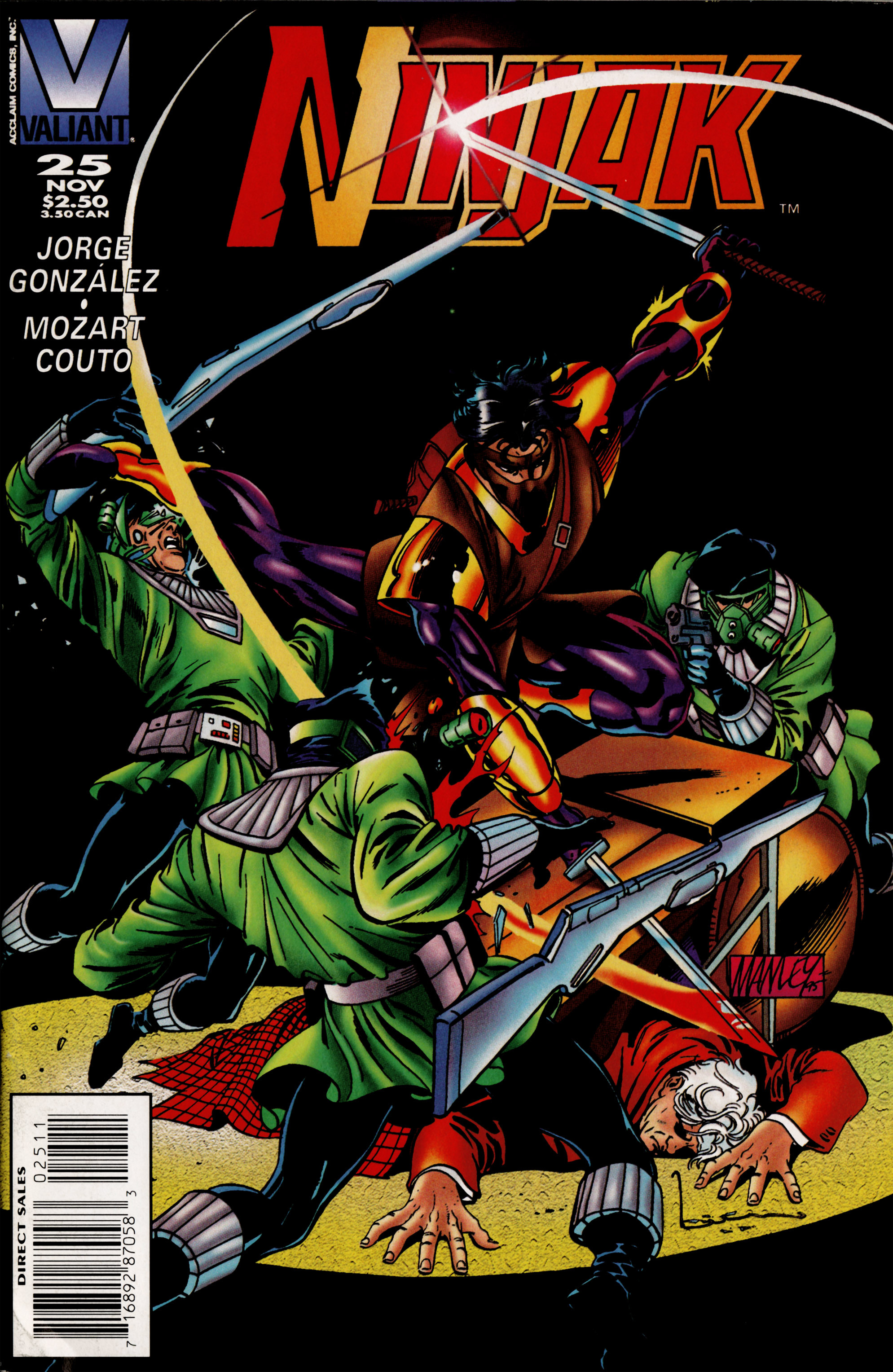 Read online Ninjak (1994) comic -  Issue #25 - 1
