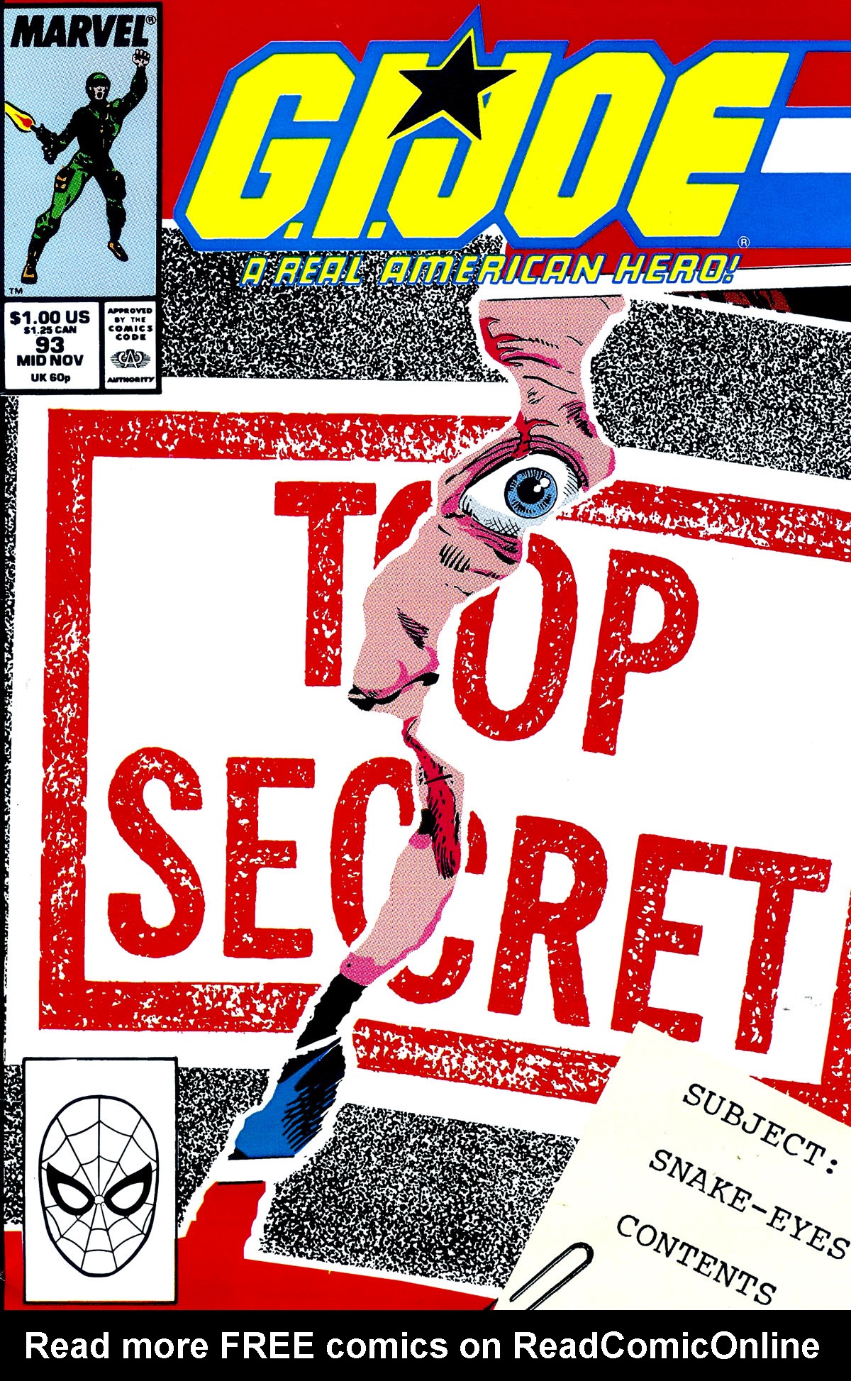 Read online G.I. Joe: A Real American Hero comic -  Issue #93 - 1