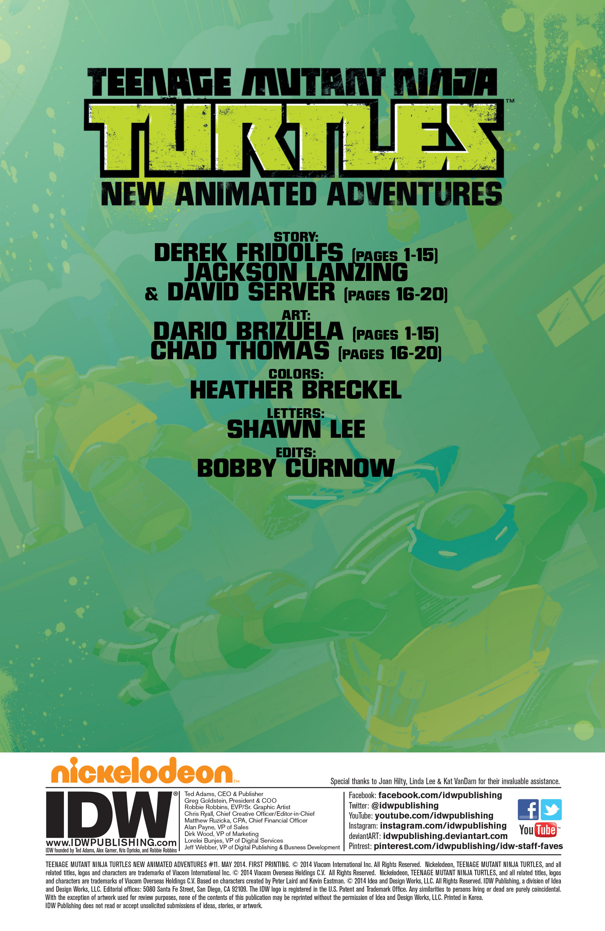 Read online Teenage Mutant Ninja Turtles New Animated Adventures comic -  Issue #11 - 2