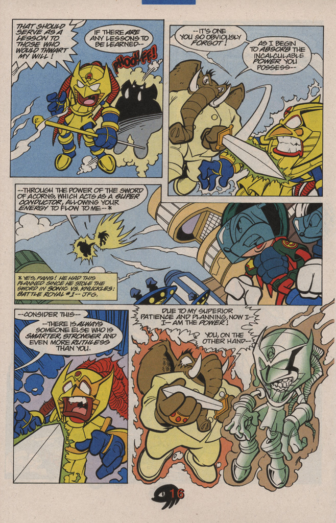 Read online Knuckles the Echidna comic -  Issue #9 - 24