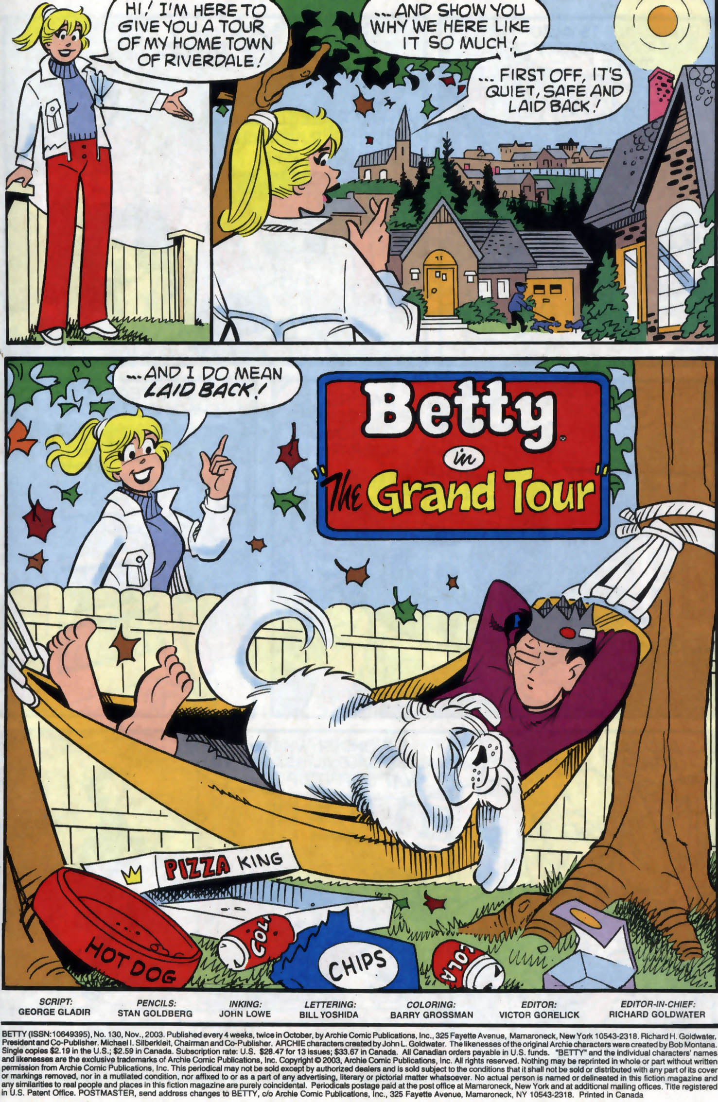 Read online Betty comic -  Issue #130 - 2