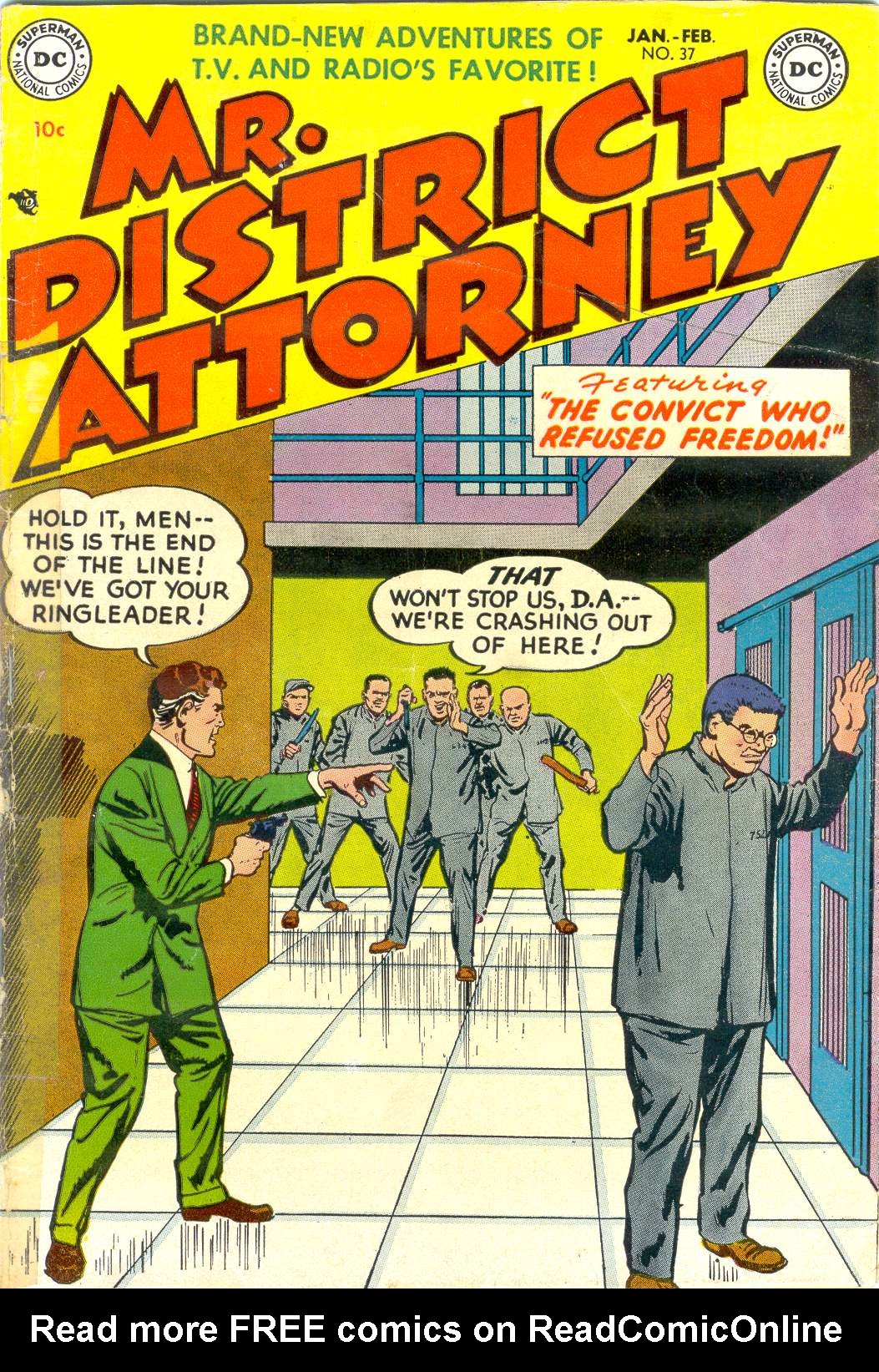 Read online Mr. District Attorney comic -  Issue #37 - 1