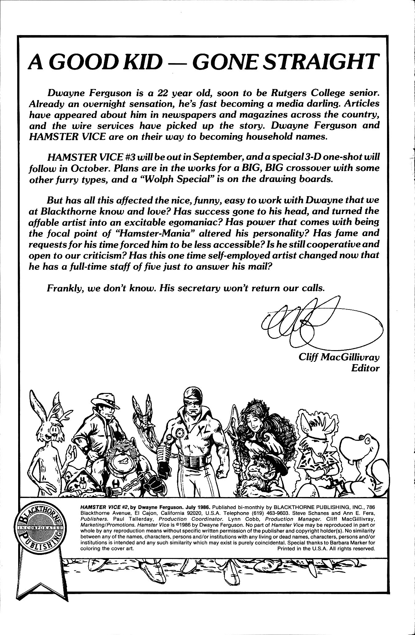 Read online Hamster Vice comic -  Issue #2 - 2