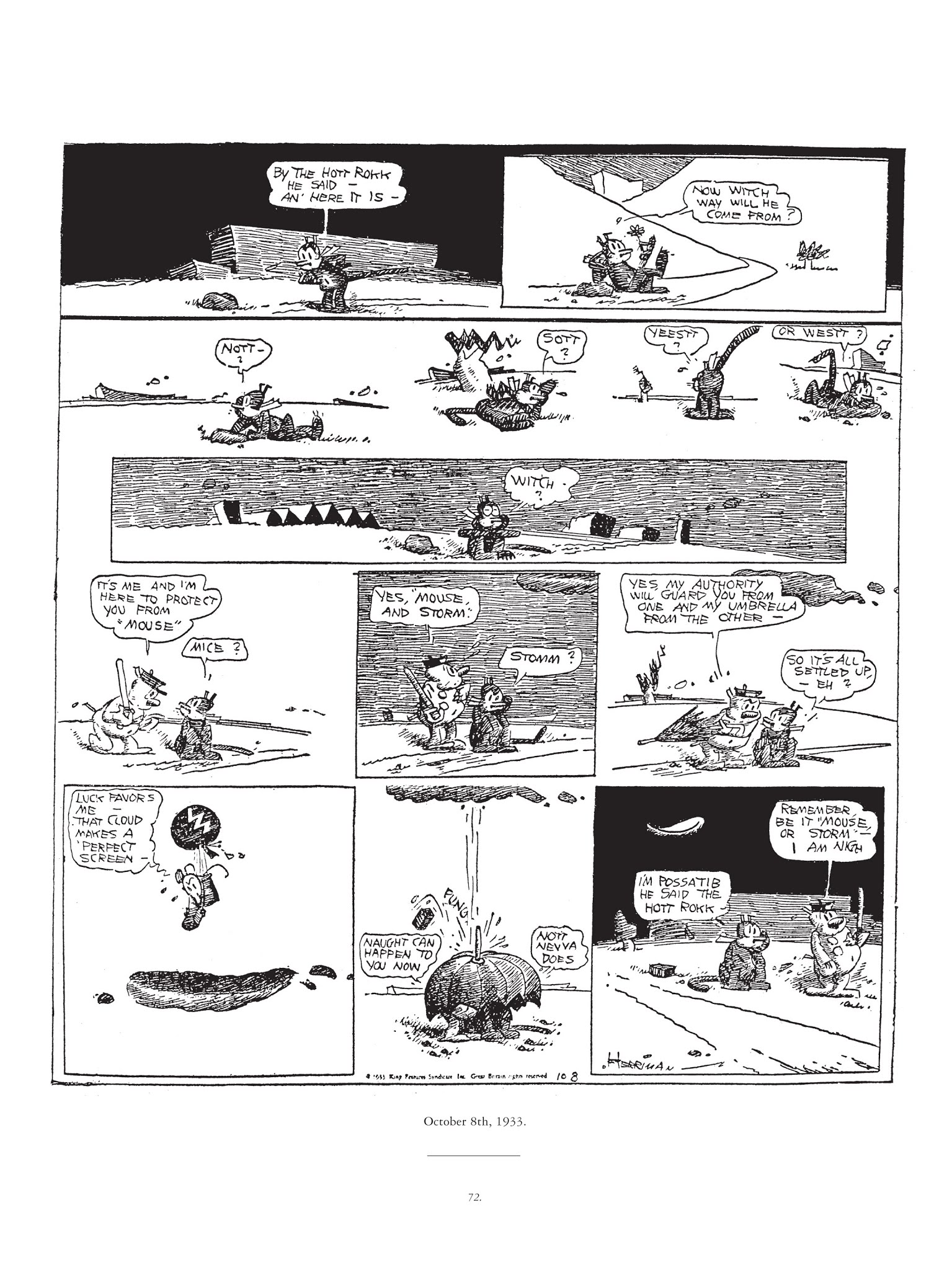 Read online Krazy & Ignatz comic -  Issue # TPB 8 - 71