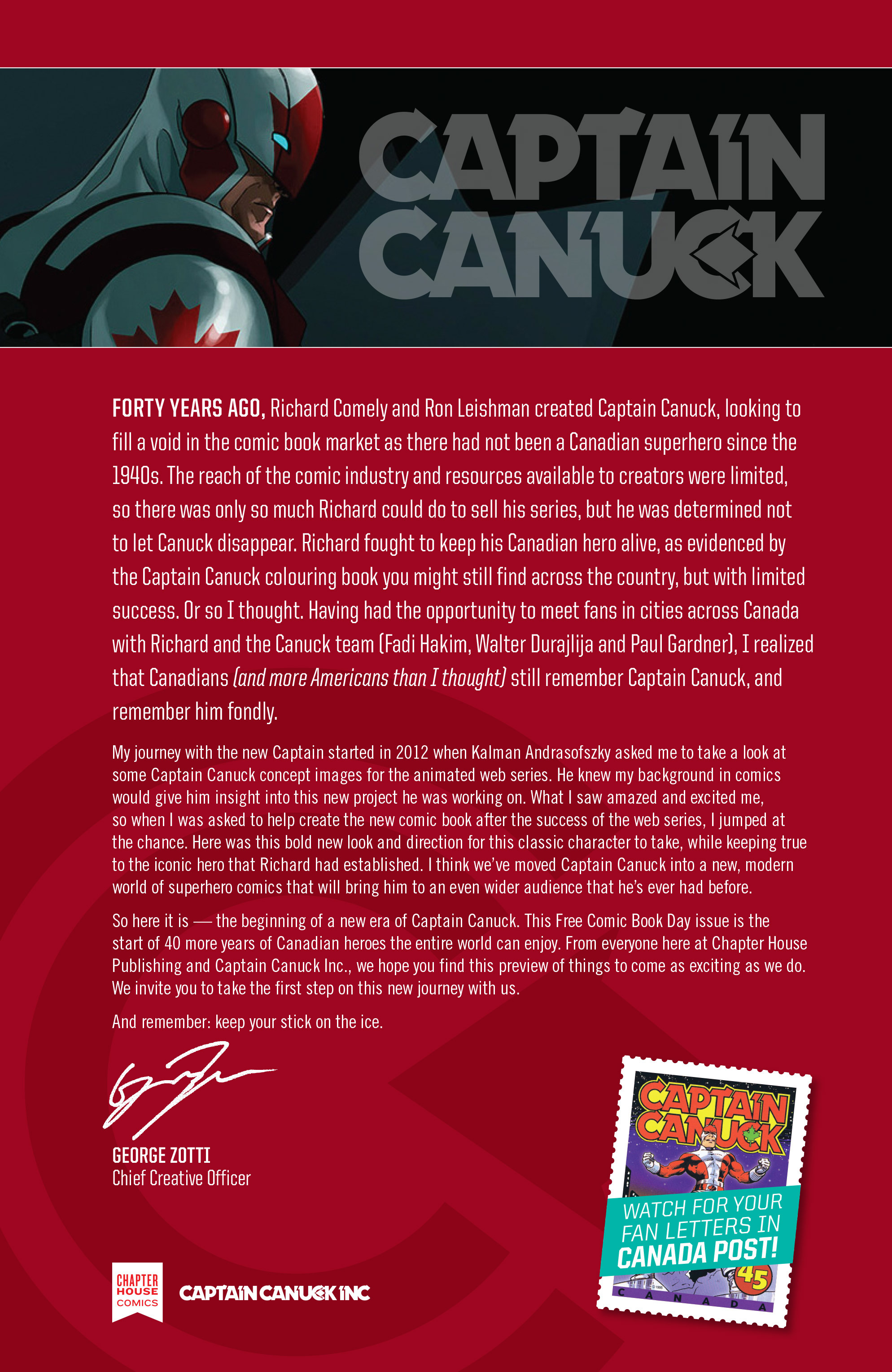 Read online Free Comic Book Day 2015 comic -  Issue # Captain Canuck - 22