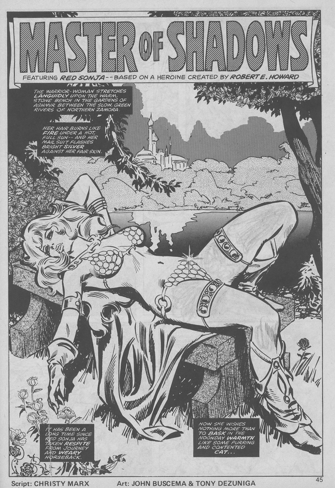 Read online The Savage Sword Of Conan comic -  Issue #45 - 45