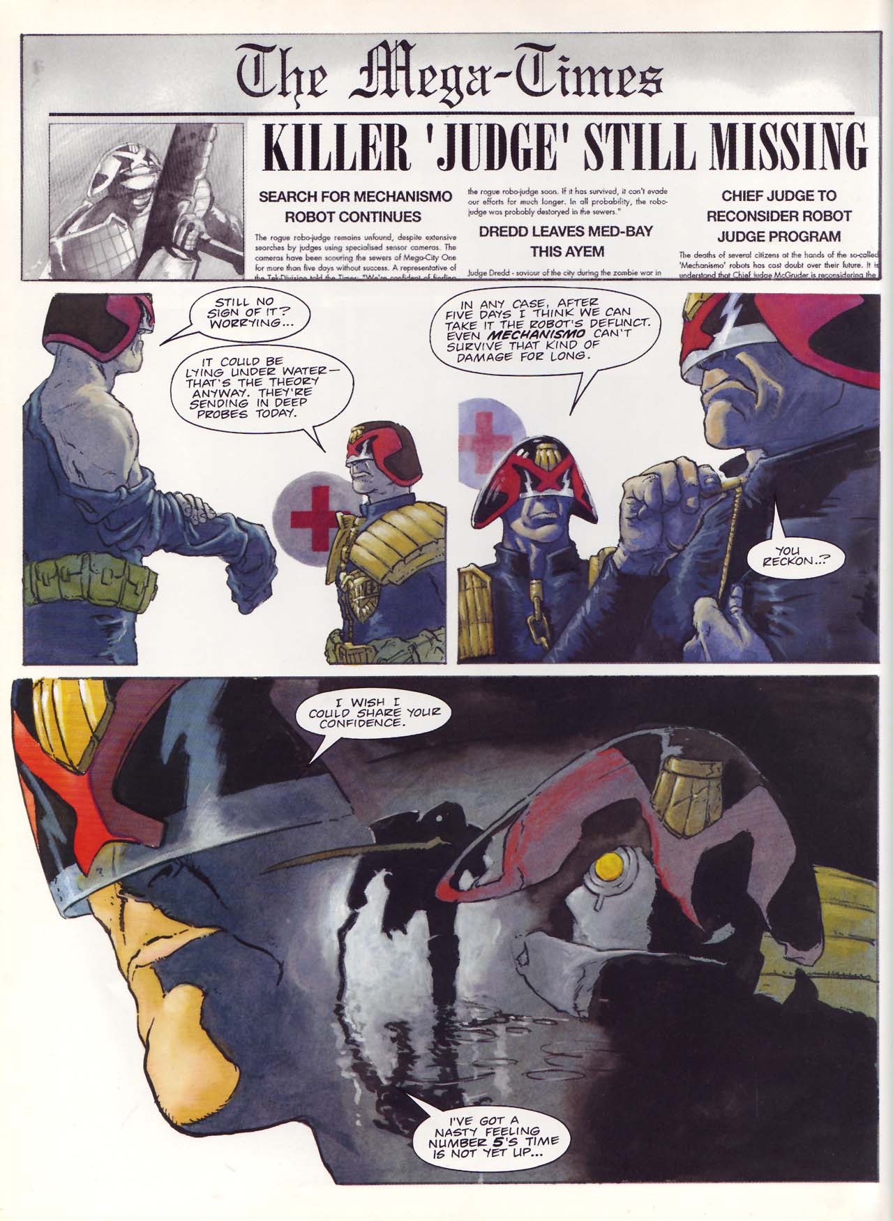 Read online Judge Dredd: Mechanismo comic -  Issue # TPB - 105