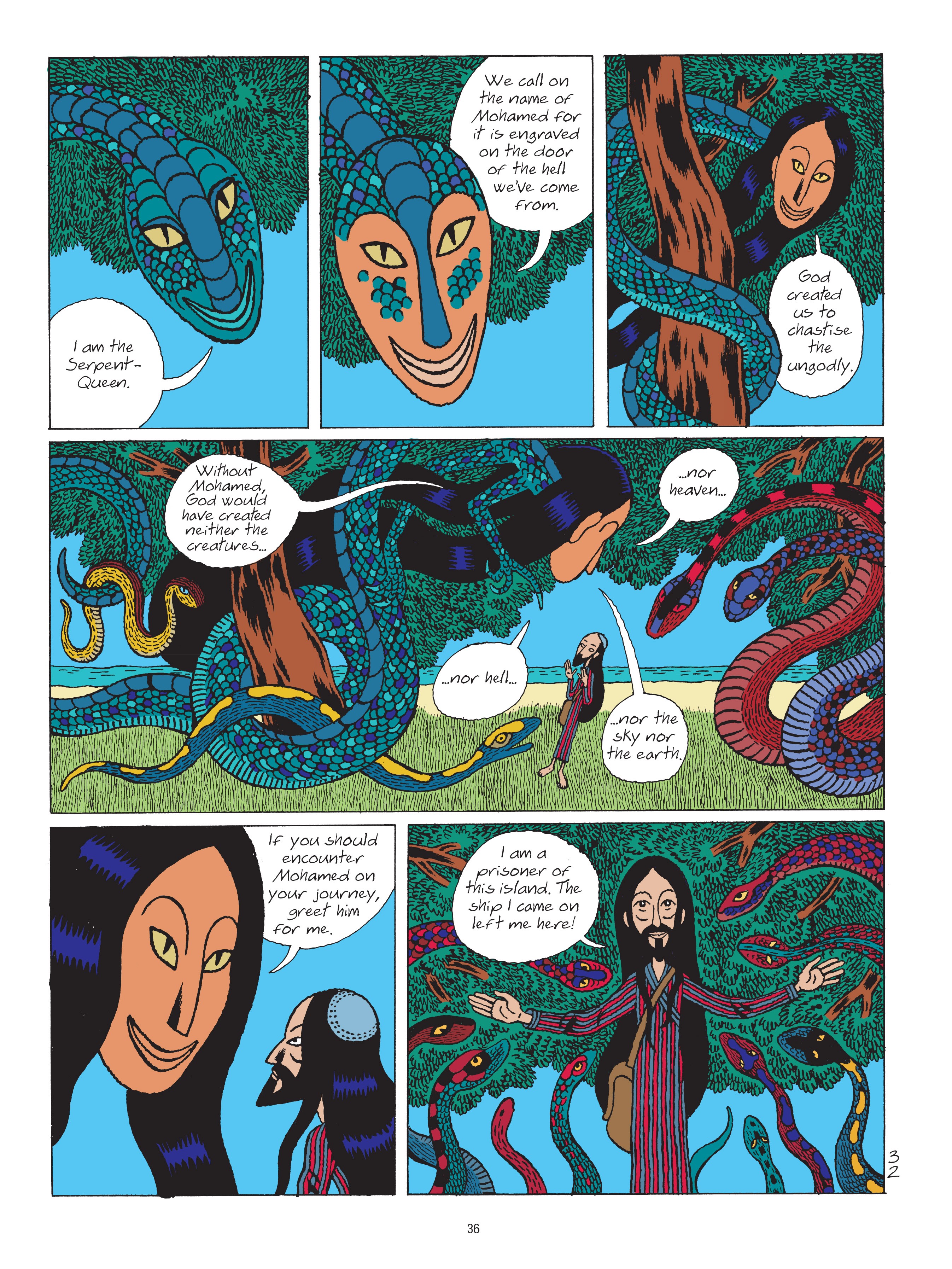 Read online A Tale of a Thousand and One Nights: HASIB & the Queen of Serpents comic -  Issue # TPB - 36