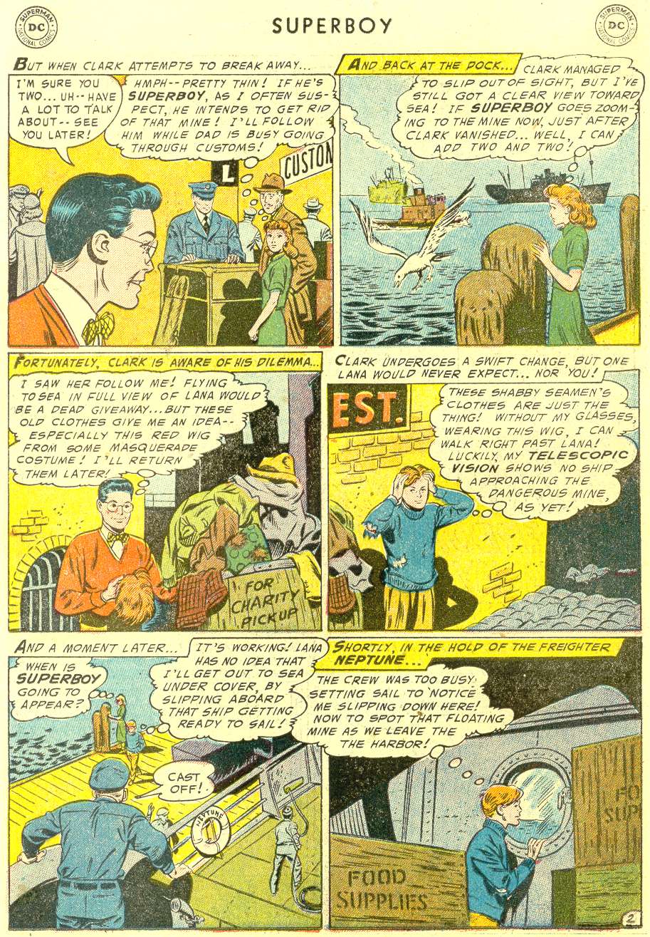 Read online Superboy (1949) comic -  Issue #42 - 12