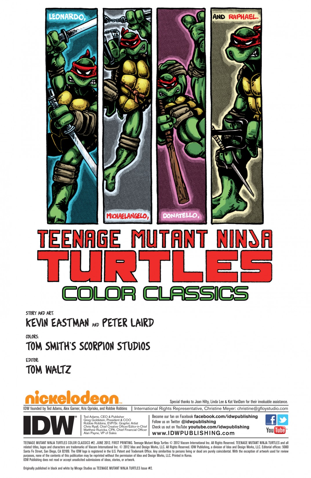 Read online Teenage Mutant Ninja Turtles Color Classics (2012) comic -  Issue #2 - 2