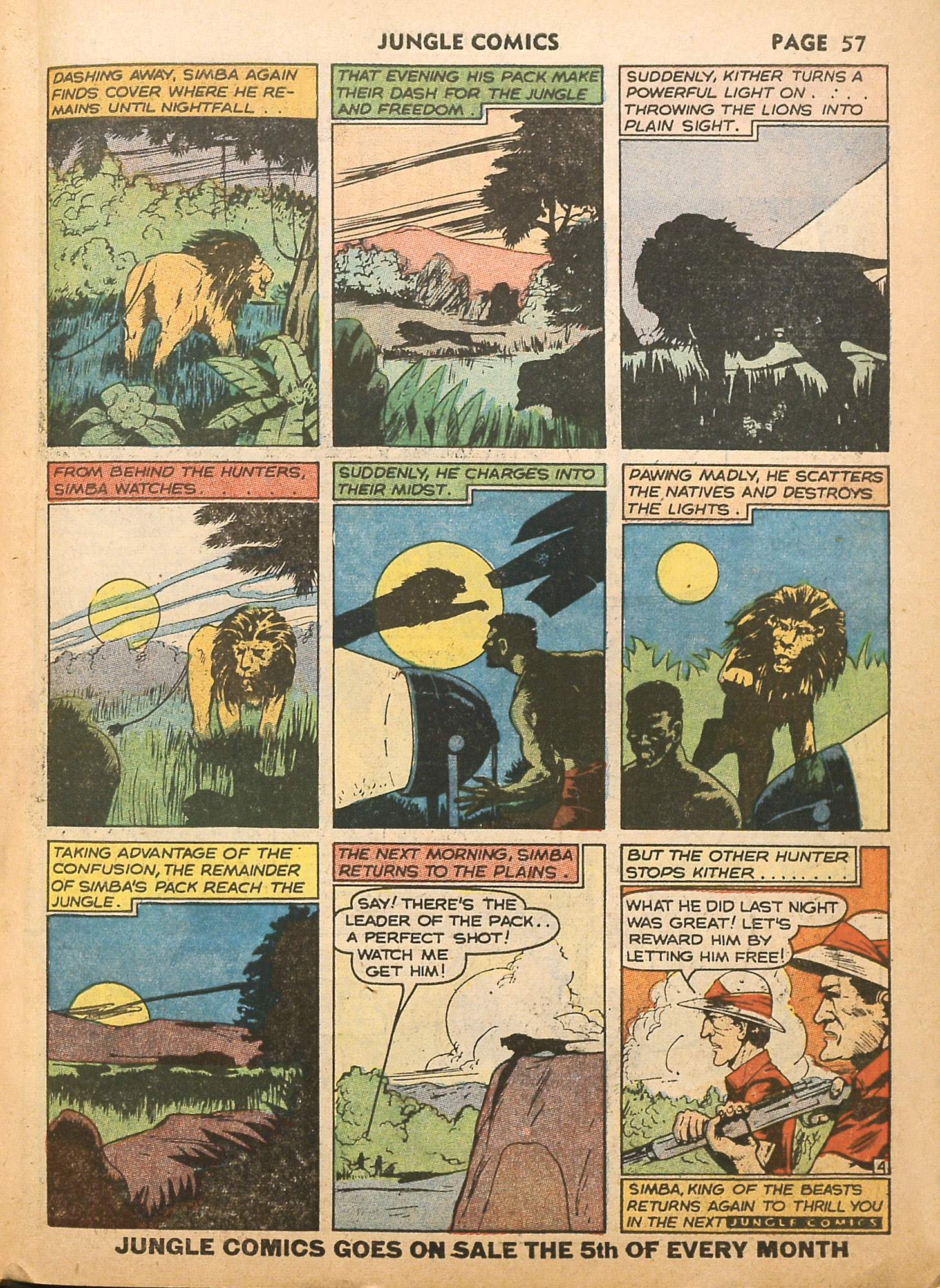 Read online Jungle Comics comic -  Issue #13 - 59
