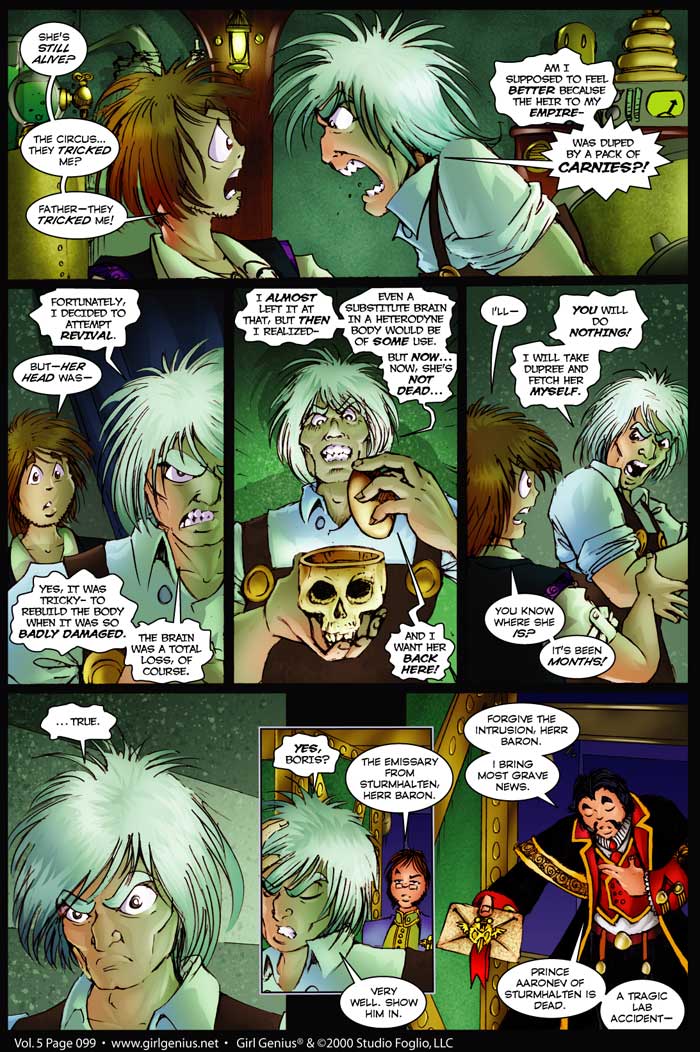 Read online Girl Genius (2002) comic -  Issue #5 - 100