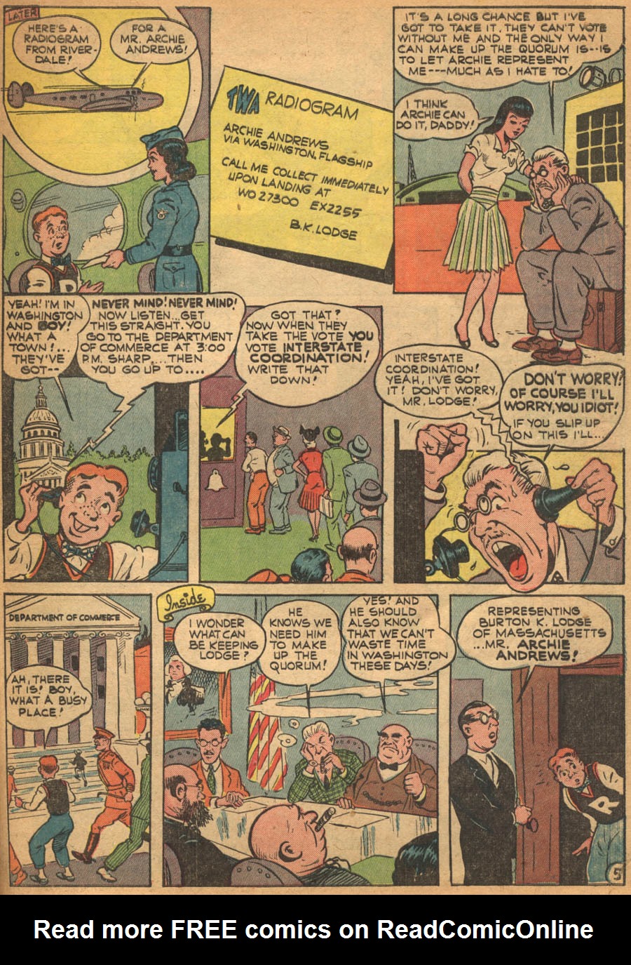 Read online Pep Comics comic -  Issue #31 - 59